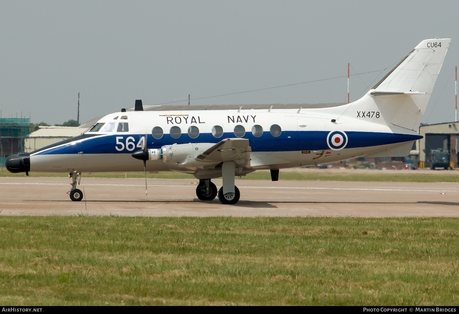 Aircraft Photo of XX478 | Scottish Aviation HP-137 Jetstream T2 | UK - Navy | AirHistory.net #560770