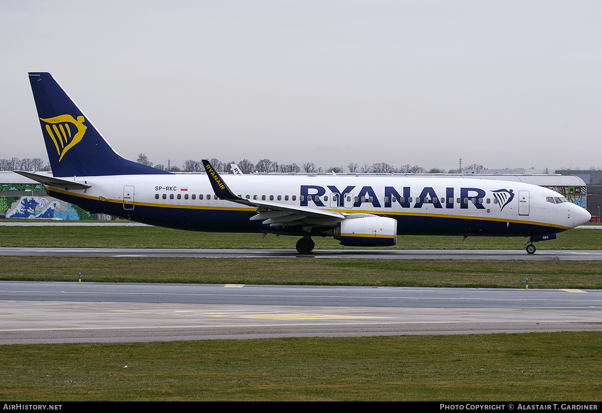 Aircraft Photo of SP-RKC | Boeing 737-8AS | Ryanair | AirHistory.net #560771