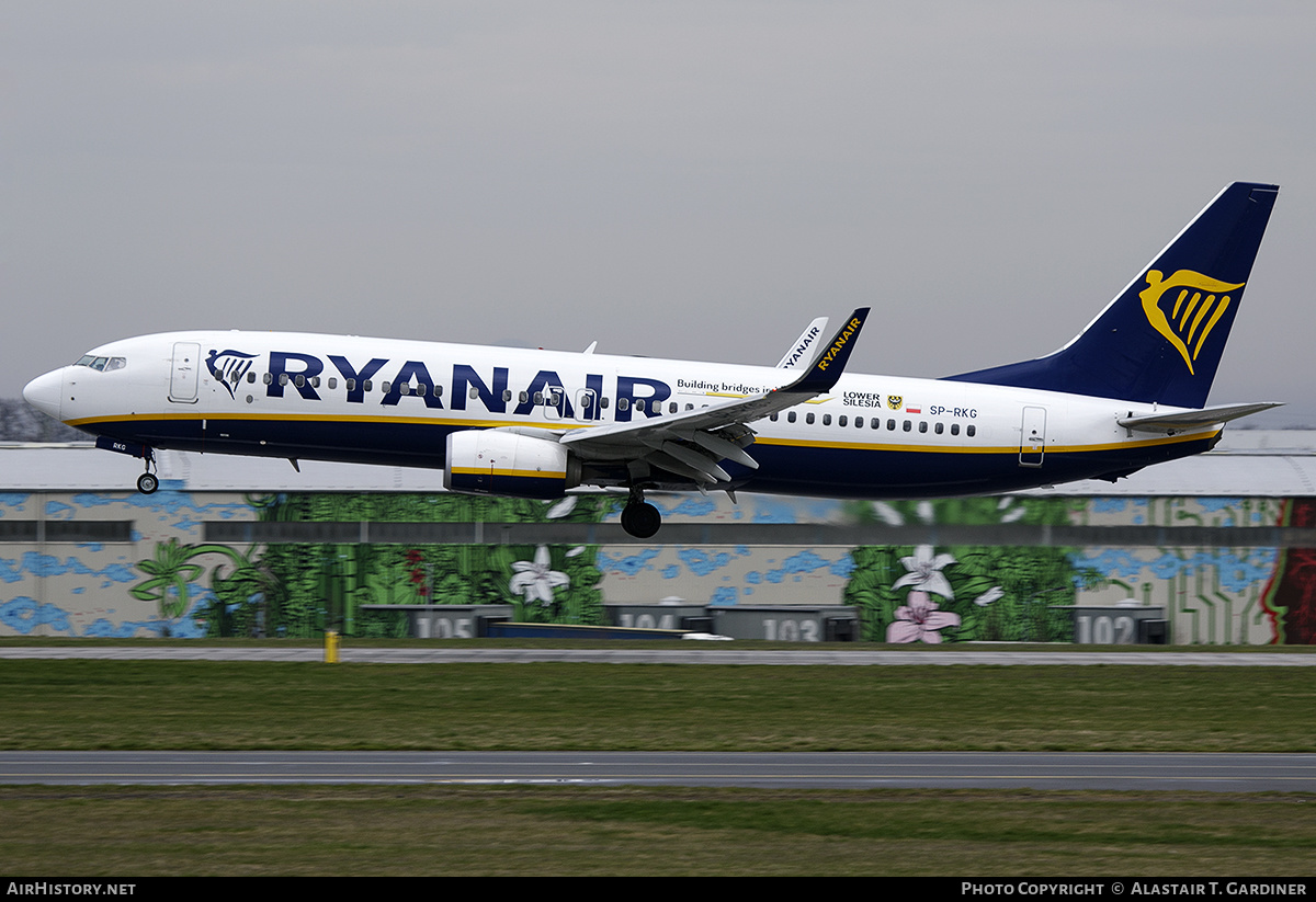 Aircraft Photo of SP-RKG | Boeing 737-800 | Ryanair | AirHistory.net #560772