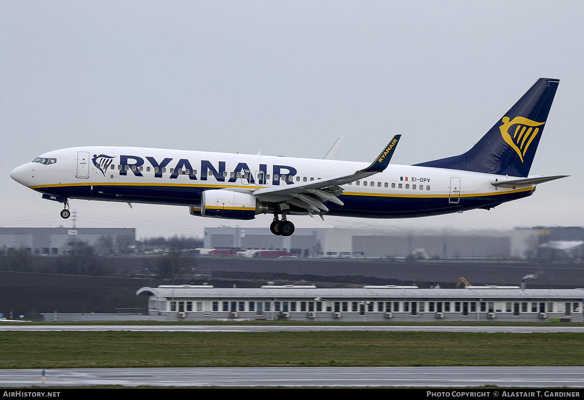 Aircraft Photo of EI-DPV | Boeing 737-8AS | Ryanair | AirHistory.net #560773