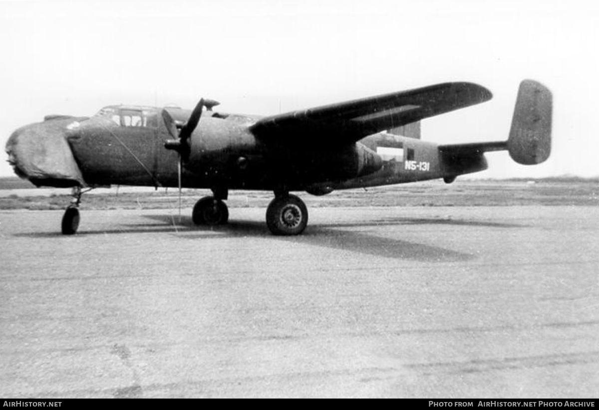 Aircraft Photo of N5-131 / 112916 | North American B-25C Mitchell | Netherlands East Indies - Air Force | AirHistory.net #560801