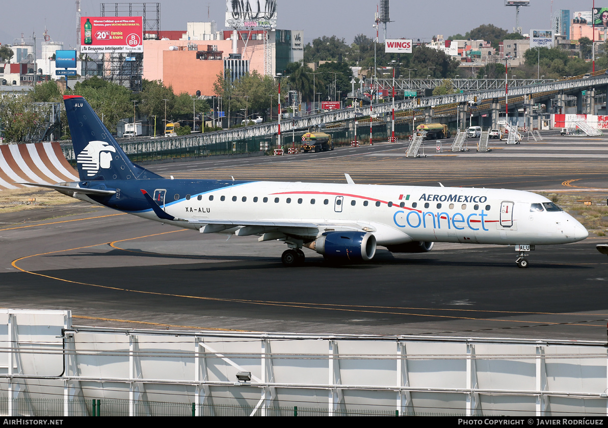 Aircraft Photo of XA-ALU | Embraer 190LR (ERJ-190-100LR) | AeroMéxico Connect | AirHistory.net #560802
