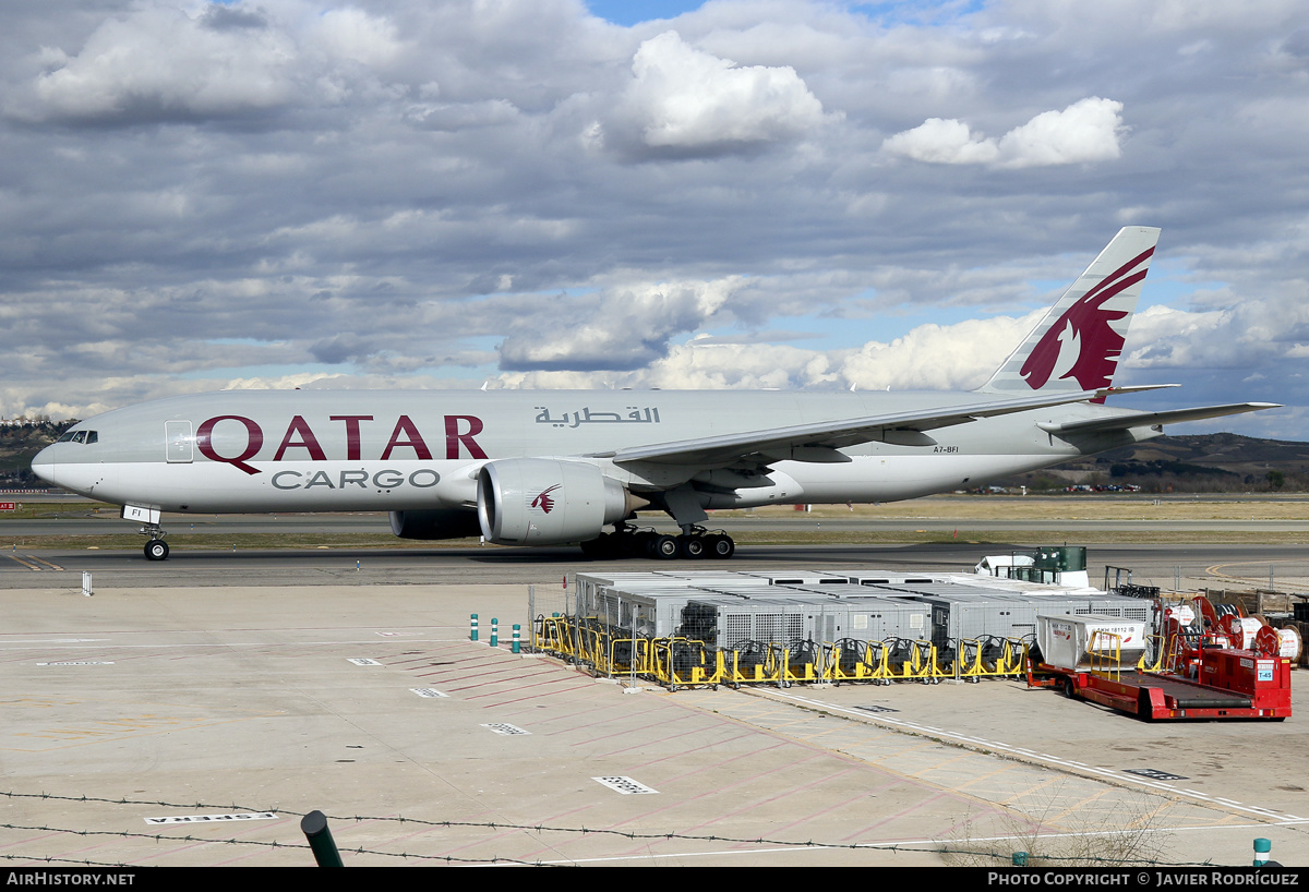 Aircraft Photo of A7-BFI | Boeing 777-FDZ | Qatar Airways Cargo | AirHistory.net #560807