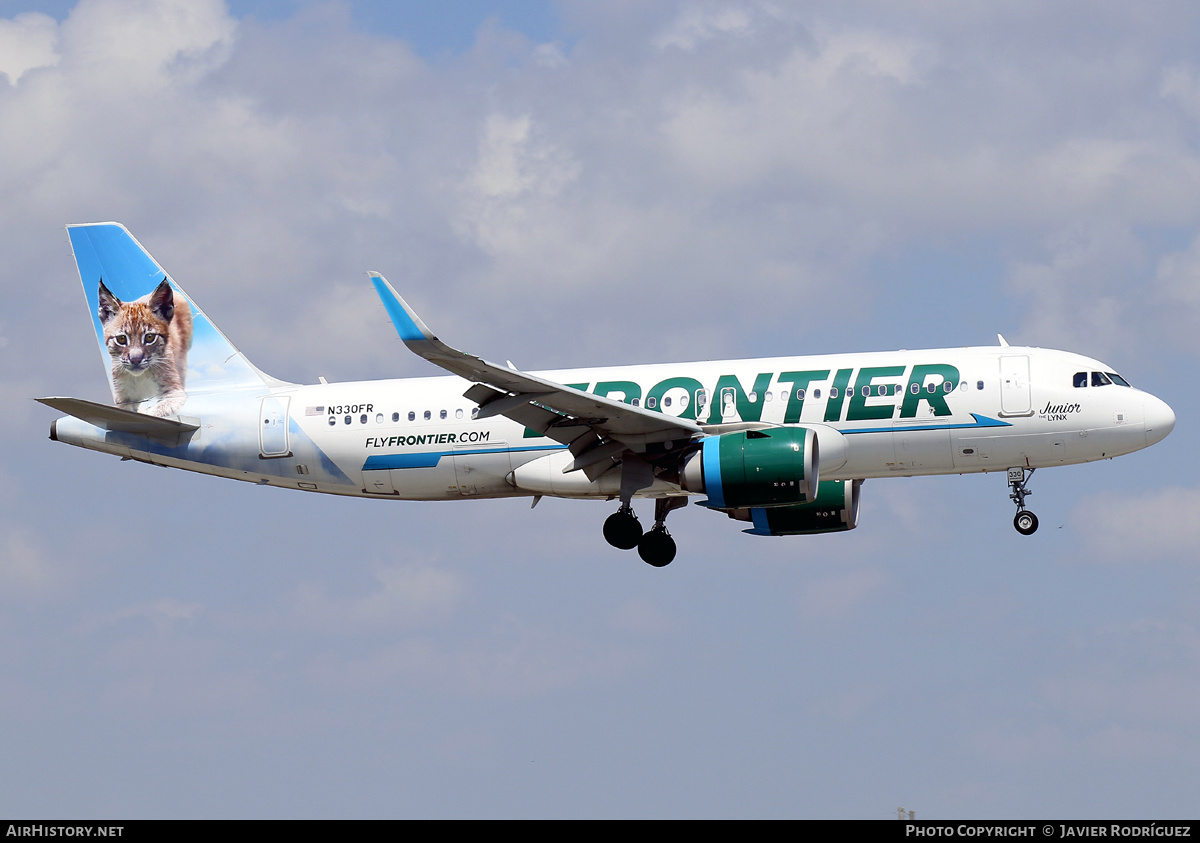 Aircraft Photo of N330FR | Airbus A320-251N | Frontier Airlines | AirHistory.net #560820