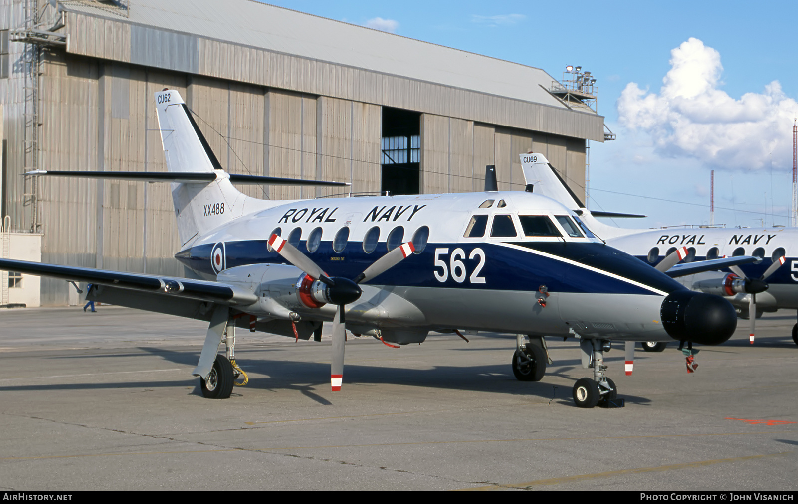 Aircraft Photo of XX488 | Scottish Aviation HP-137 Jetstream T2 | UK - Navy | AirHistory.net #560845