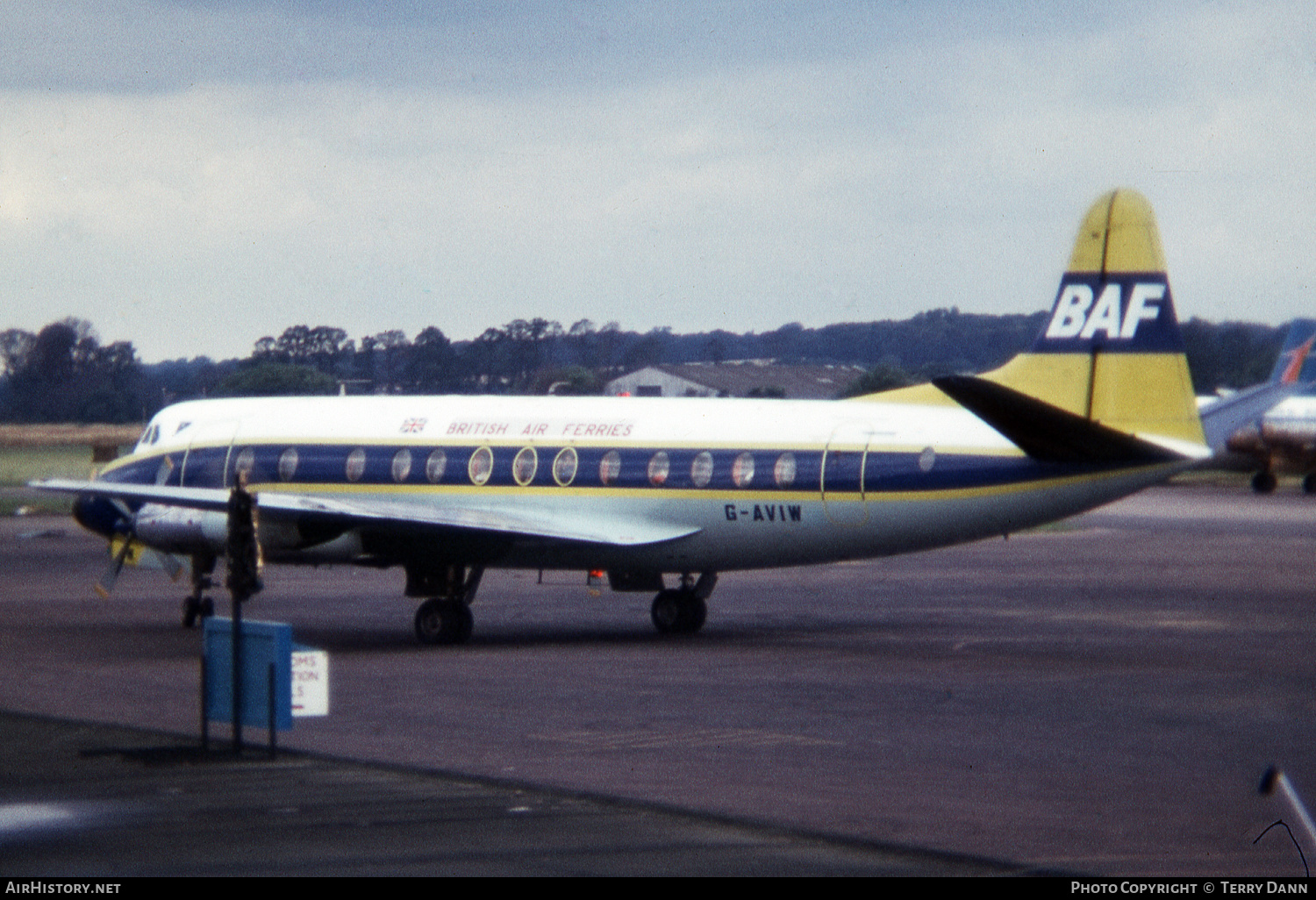 Aircraft Photo of G-AVIW | Vickers 812 Viscount | British Air Ferries - BAF | AirHistory.net #560874