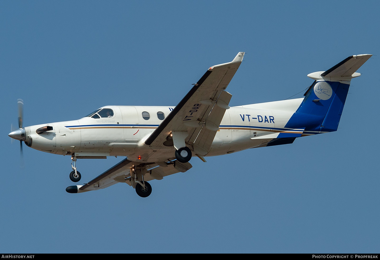 Aircraft Photo of VT-DAR | Pilatus PC-12/45 | Deccan Aviation | AirHistory.net #560875