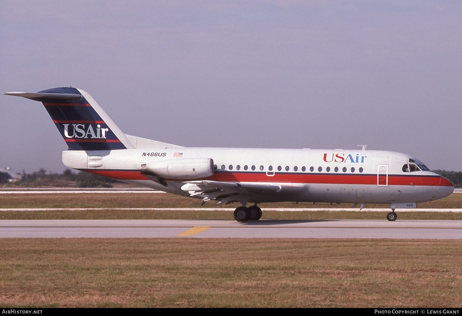 Aircraft Photo of N466US | Fokker F28-1000 Fellowship | USAir | AirHistory.net #560879