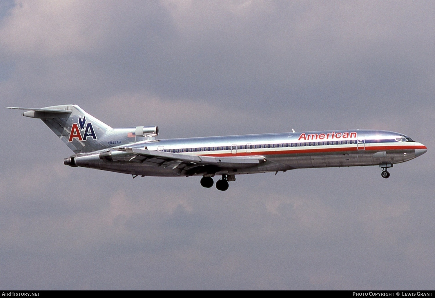Aircraft Photo of N849AA | Boeing 727-223/Adv | American Airlines | AirHistory.net #560905