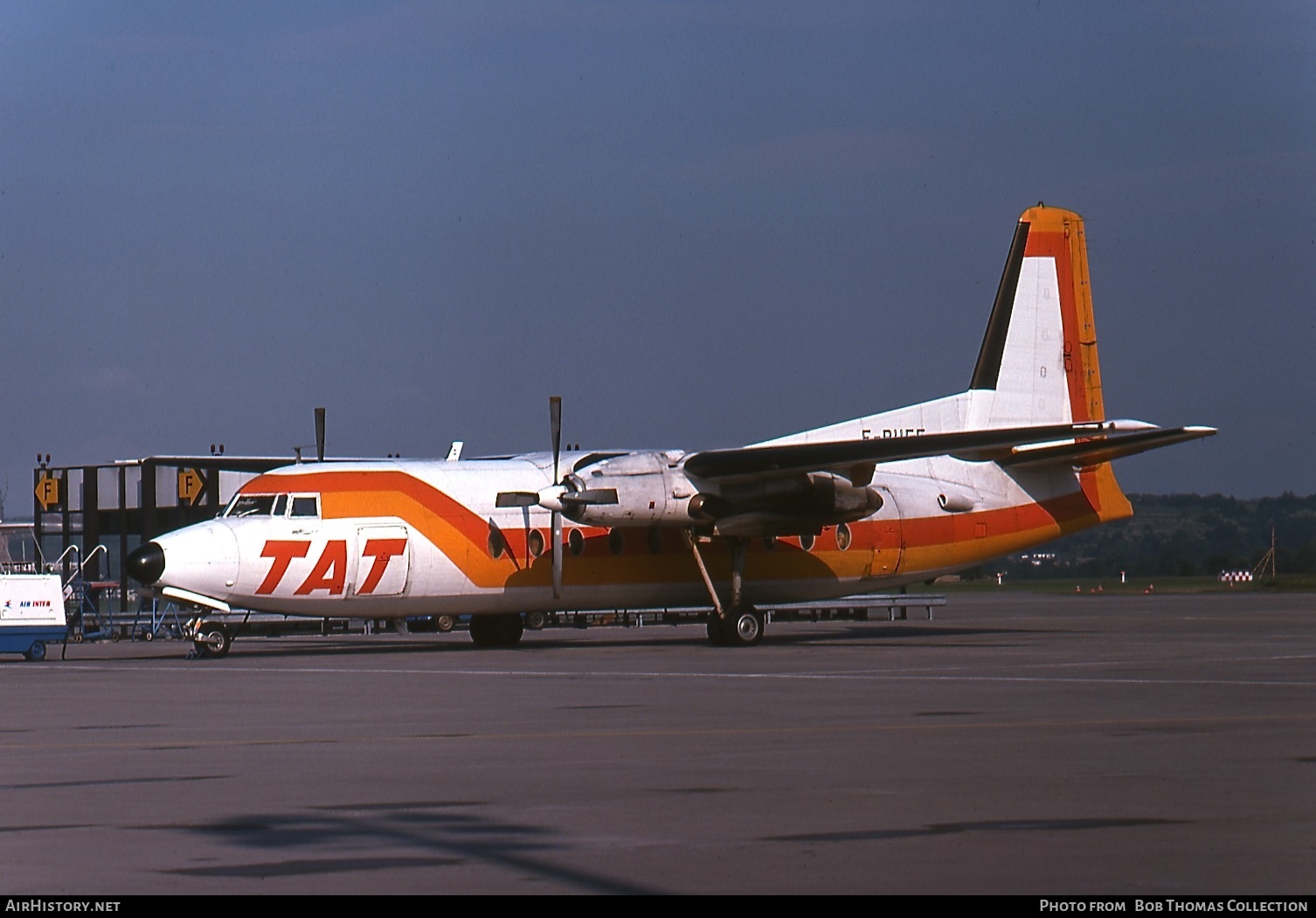 Aircraft Photo of F-BUFE | Fokker F27-200 Friendship | TAT - Touraine Air Transport | AirHistory.net #560947