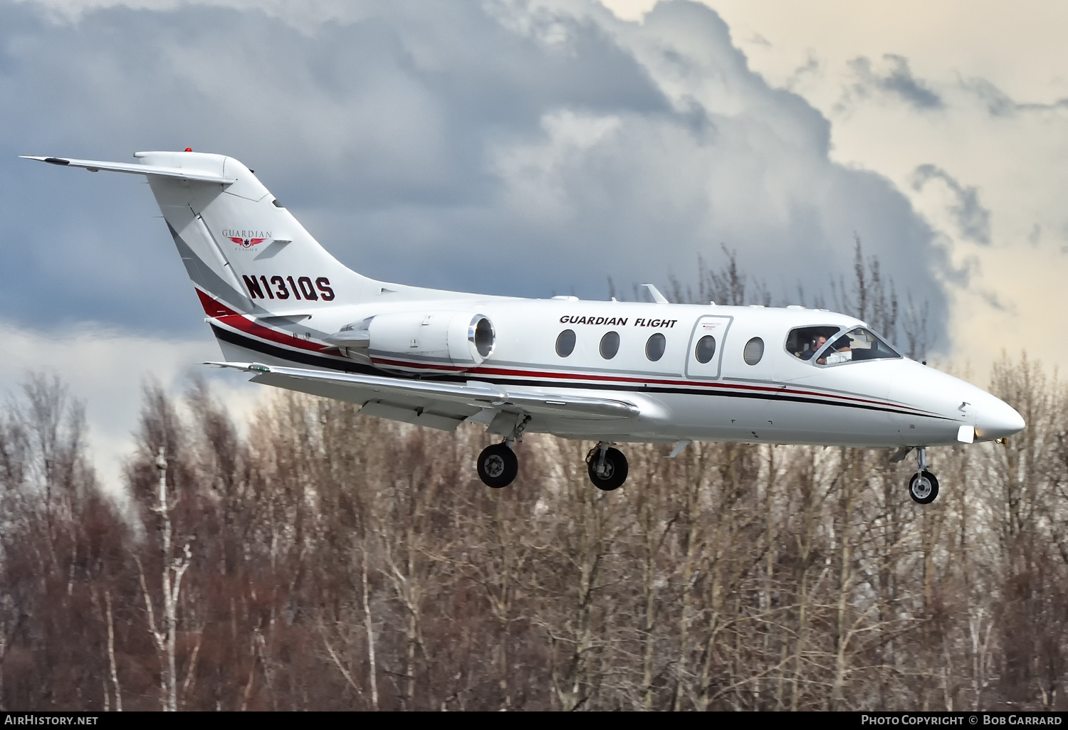 Aircraft Photo of N131QS | Raytheon Hawker 400XP | Guardian Flight | AirHistory.net #560949