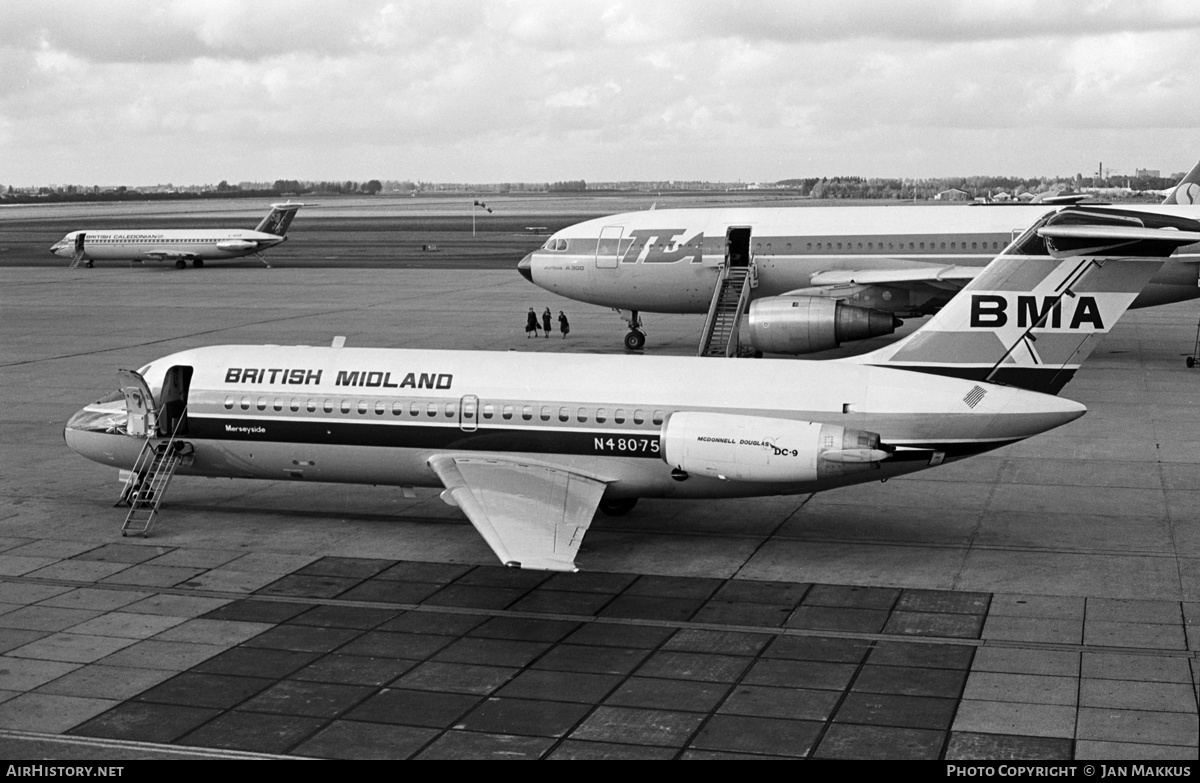 Aircraft Photo of N48075 | Douglas DC-9-15 | British Midland Airways - BMA | AirHistory.net #560967