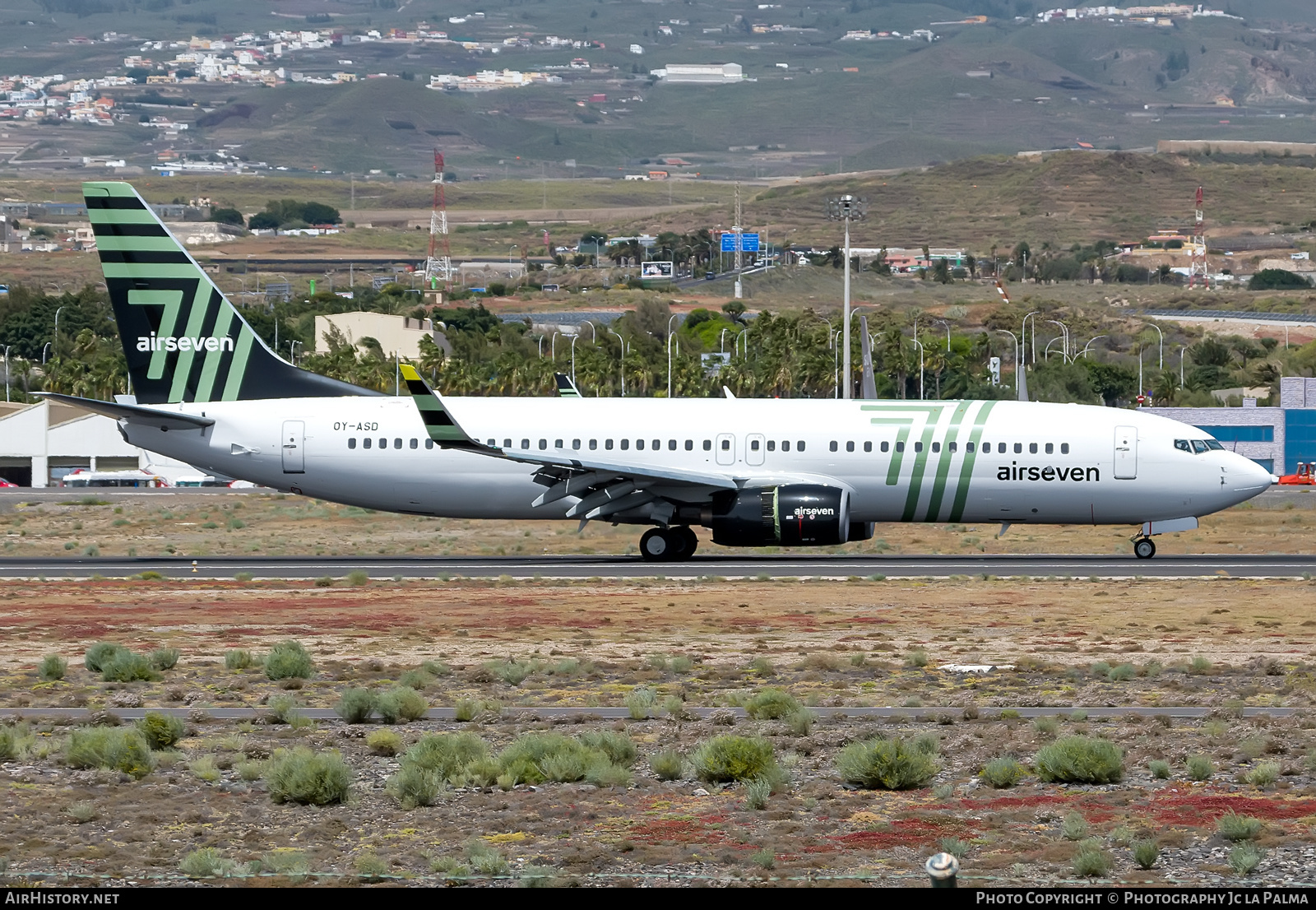 Aircraft Photo of OY-ASD | Boeing 737-8FZ | Airseven | AirHistory.net #560987