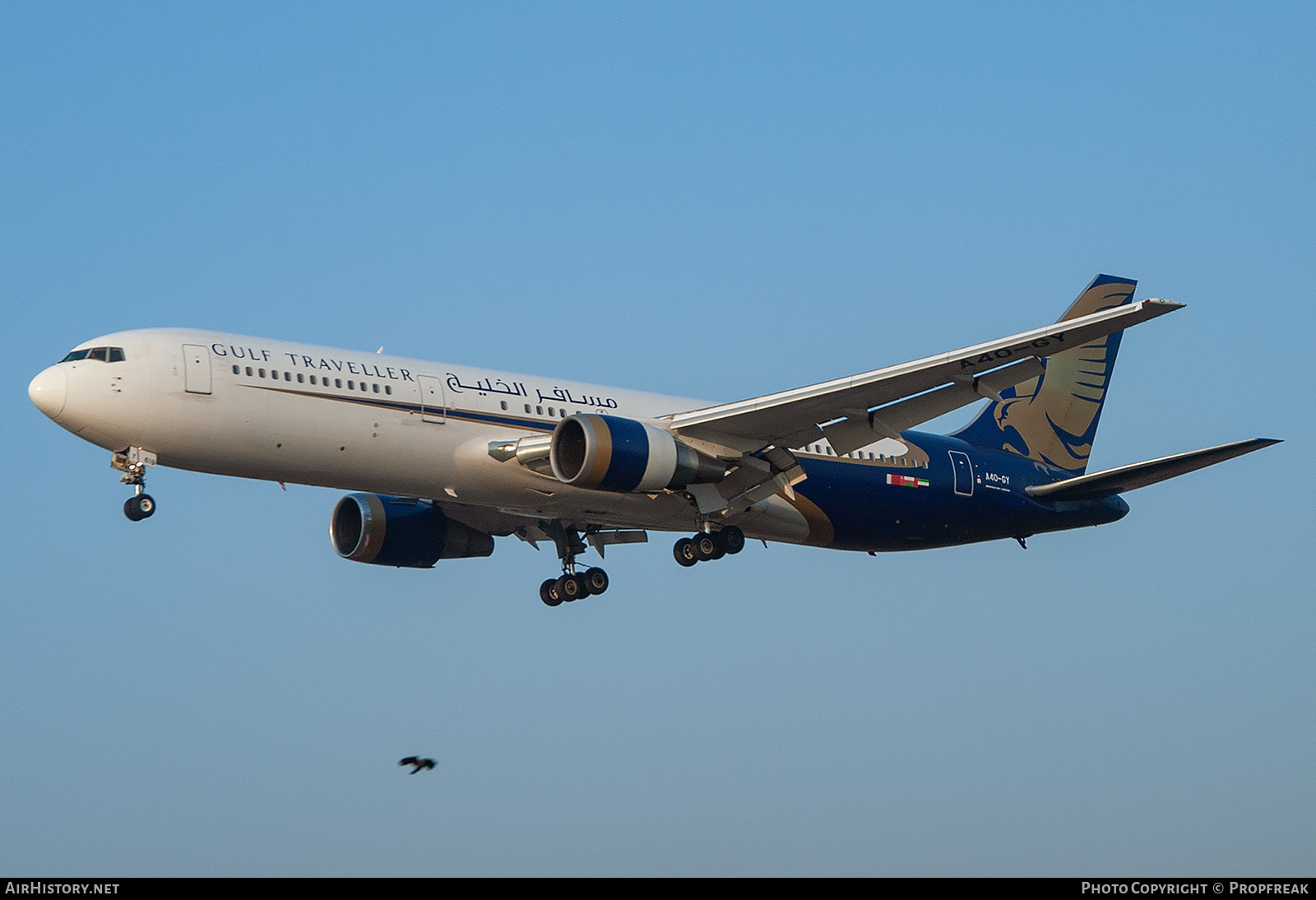 Aircraft Photo of A4O-GY | Boeing 767-3P6/ER | Gulf Traveller | AirHistory.net #561012