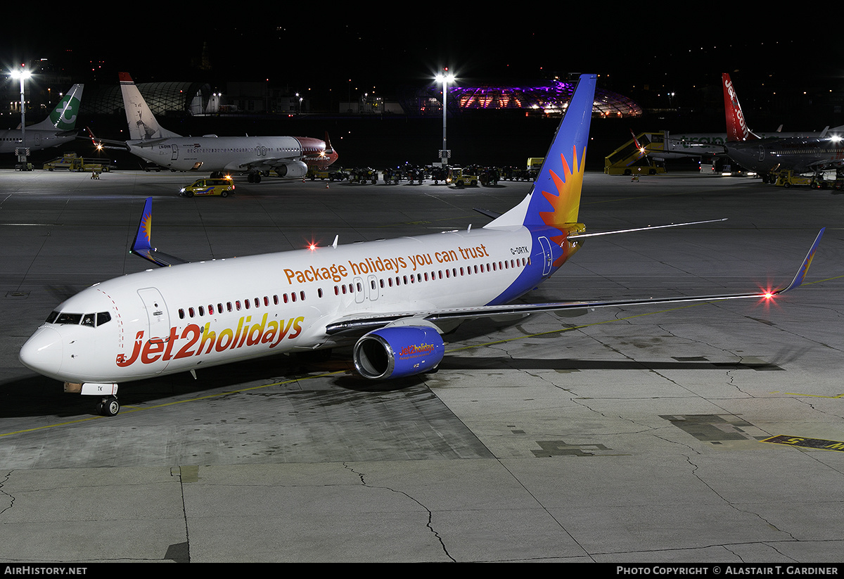 Aircraft Photo of G-DRTK | Boeing 737-8KN | Jet2 Holidays | AirHistory.net #561037