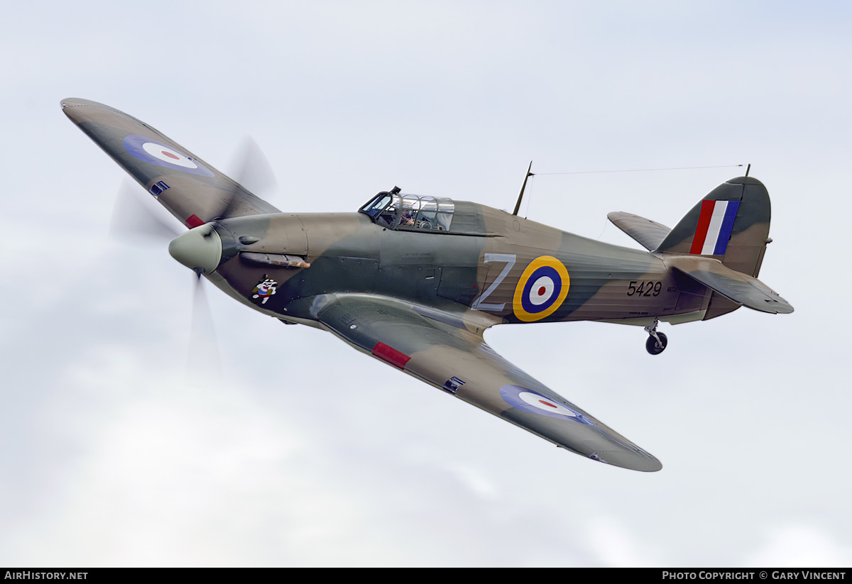 Aircraft Photo of N54FH / 5429 | Hawker Hurricane Mk12A | UK - Air Force | AirHistory.net #561041