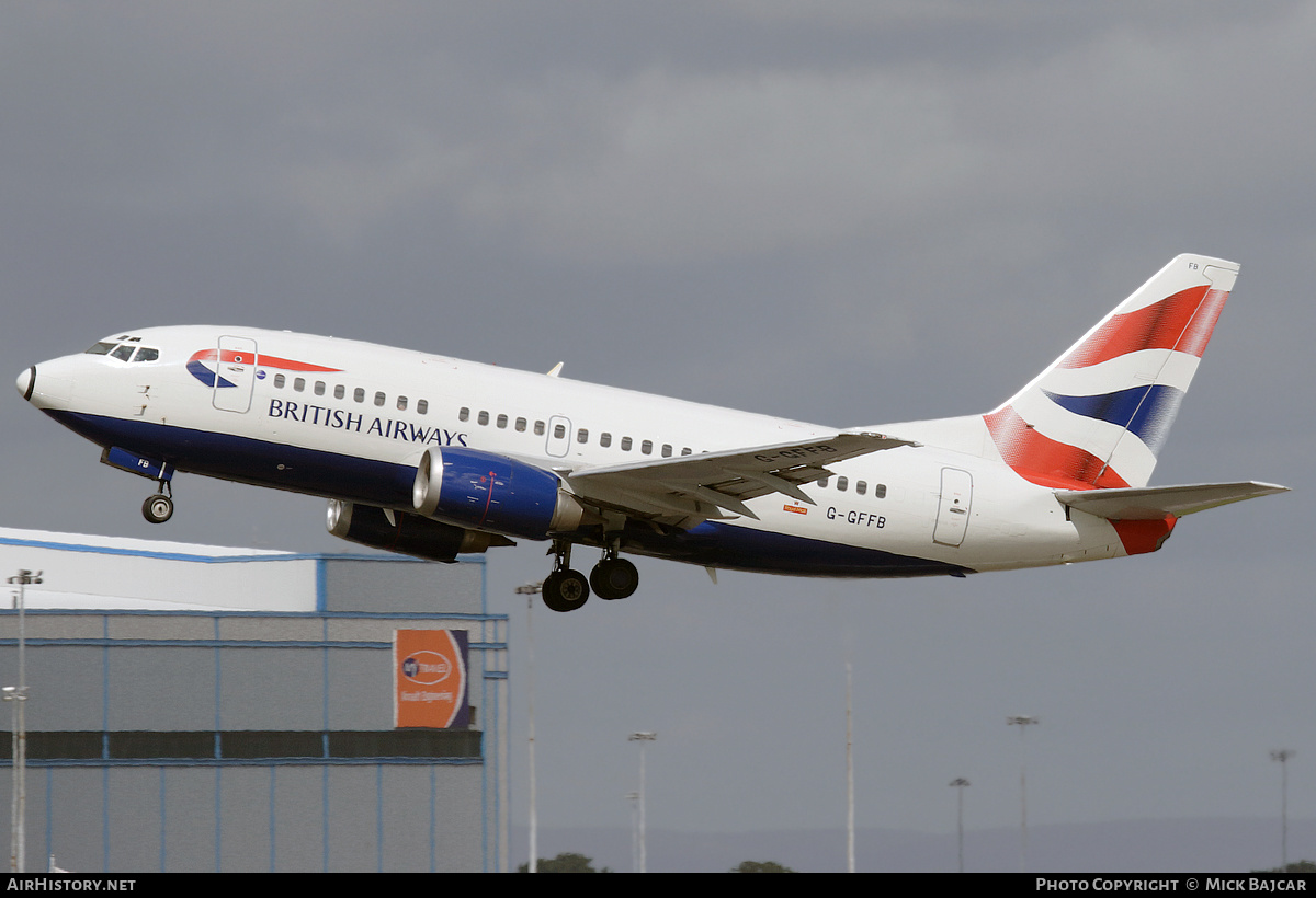 Aircraft Photo of G-GFFB | Boeing 737-505 | British Airways | AirHistory.net #561066