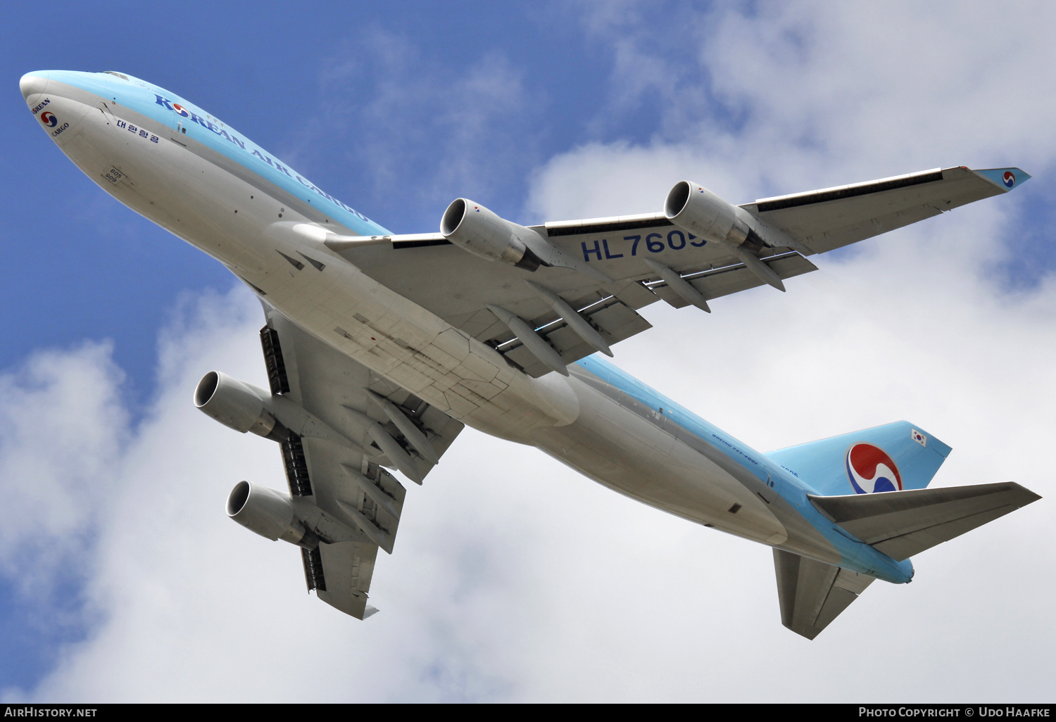 Aircraft Photo of HL7605 | Boeing 747-4B5F/ER/SCD | Korean Air Cargo | AirHistory.net #561073