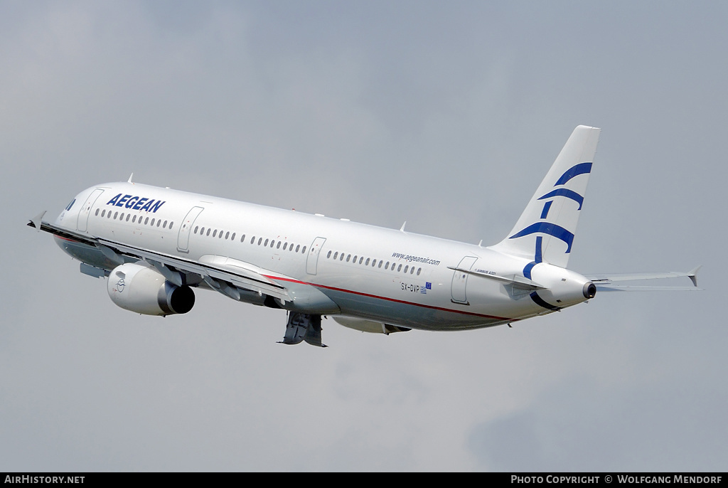 Aircraft Photo of SX-DVP | Airbus A321-232 | Aegean Airlines | AirHistory.net #561102