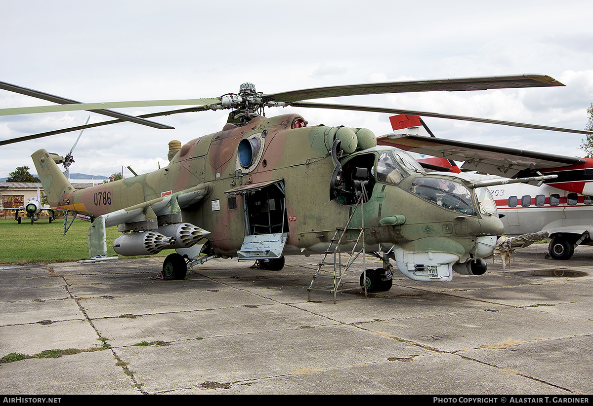 Aircraft Photo of 0786 | Mil Mi-24V-1 | Slovakia - Air Force | AirHistory.net #561129