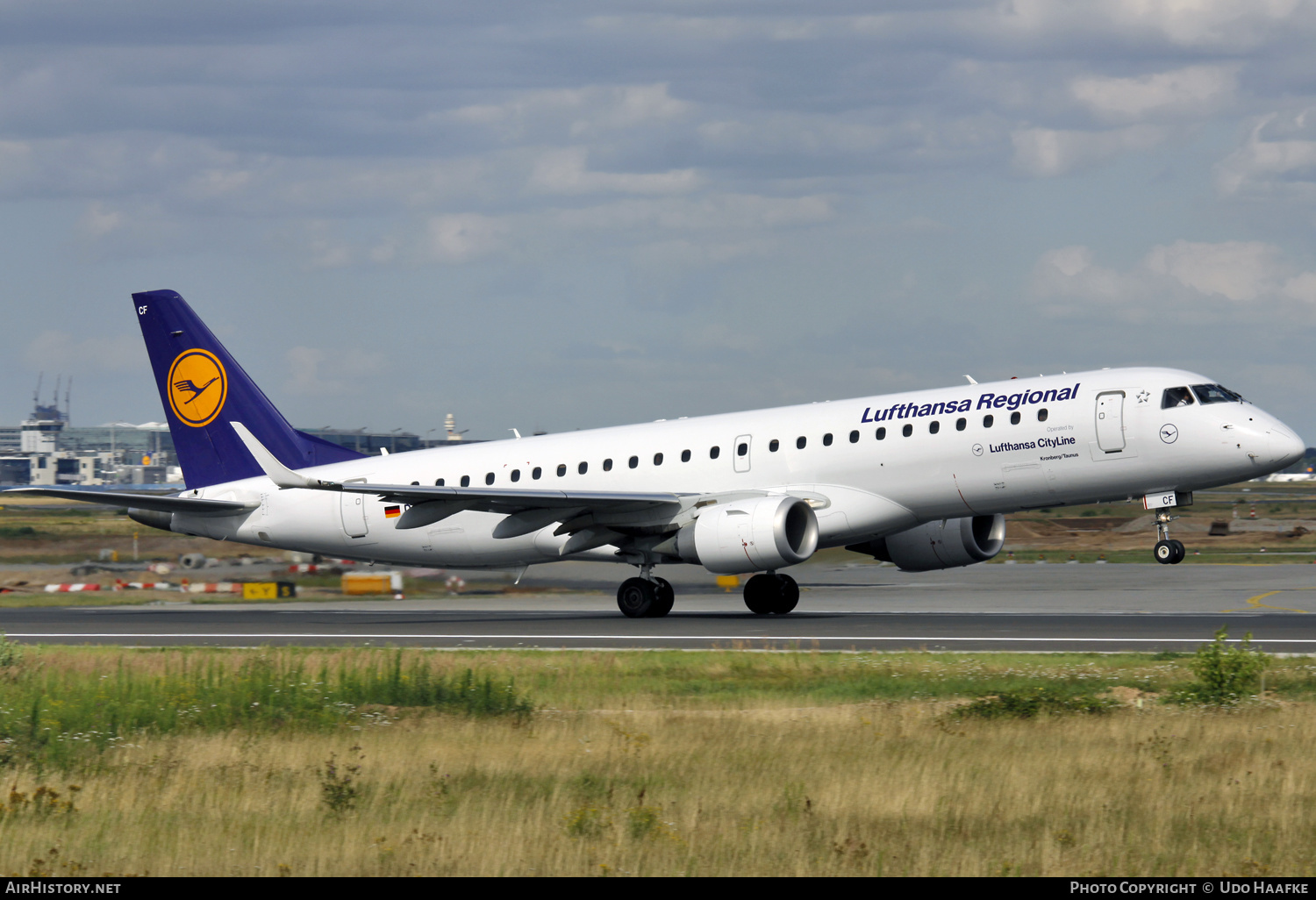 Aircraft Photo of D-AECF | Embraer 190LR (ERJ-190-100LR) | Lufthansa Regional | AirHistory.net #561133