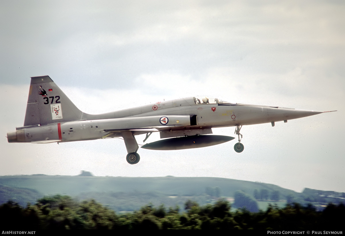 Aircraft Photo of 372 | Northrop F-5A Freedom Fighter | Norway - Air Force | AirHistory.net #561146