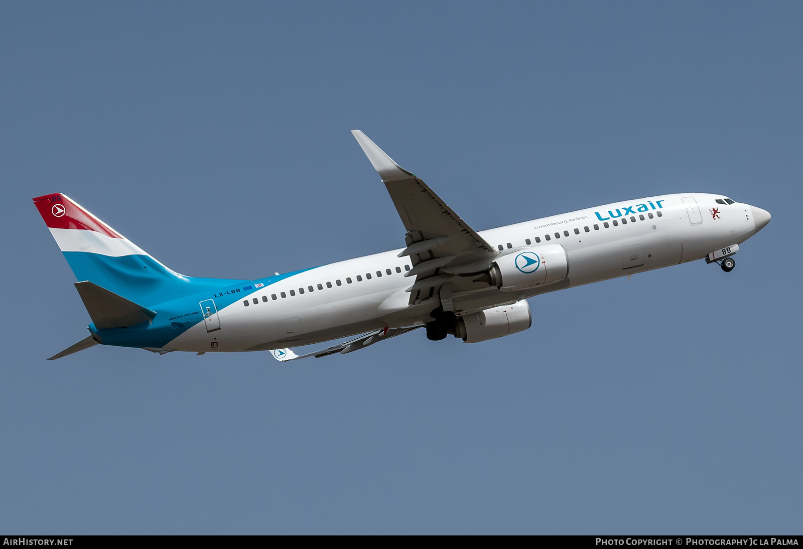 Aircraft Photo of LX-LBB | Boeing 737-86J | Luxair | AirHistory.net #561160