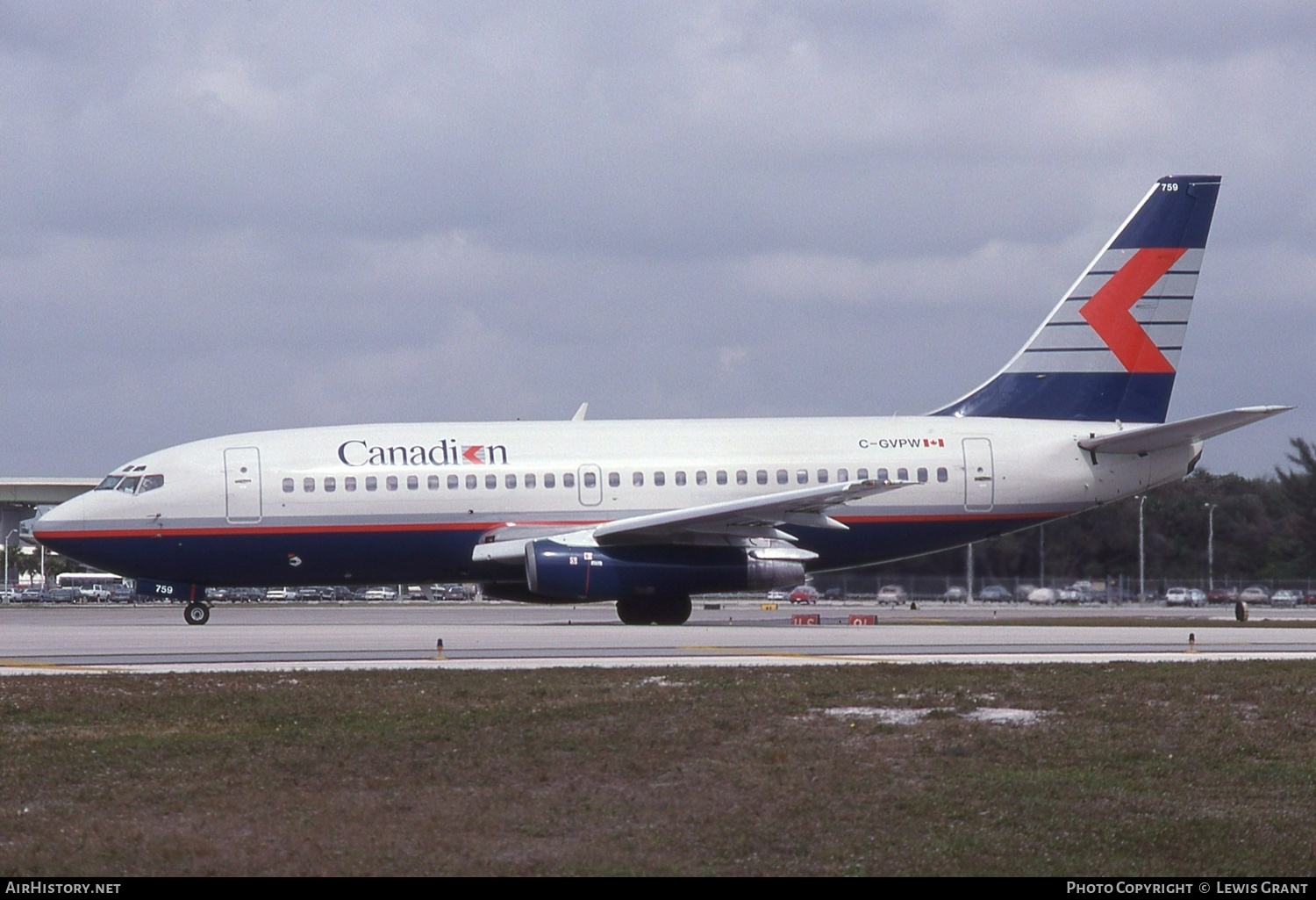 Aircraft Photo of C-GVPW | Boeing 737-275/Adv | Canadian Airlines | AirHistory.net #561173
