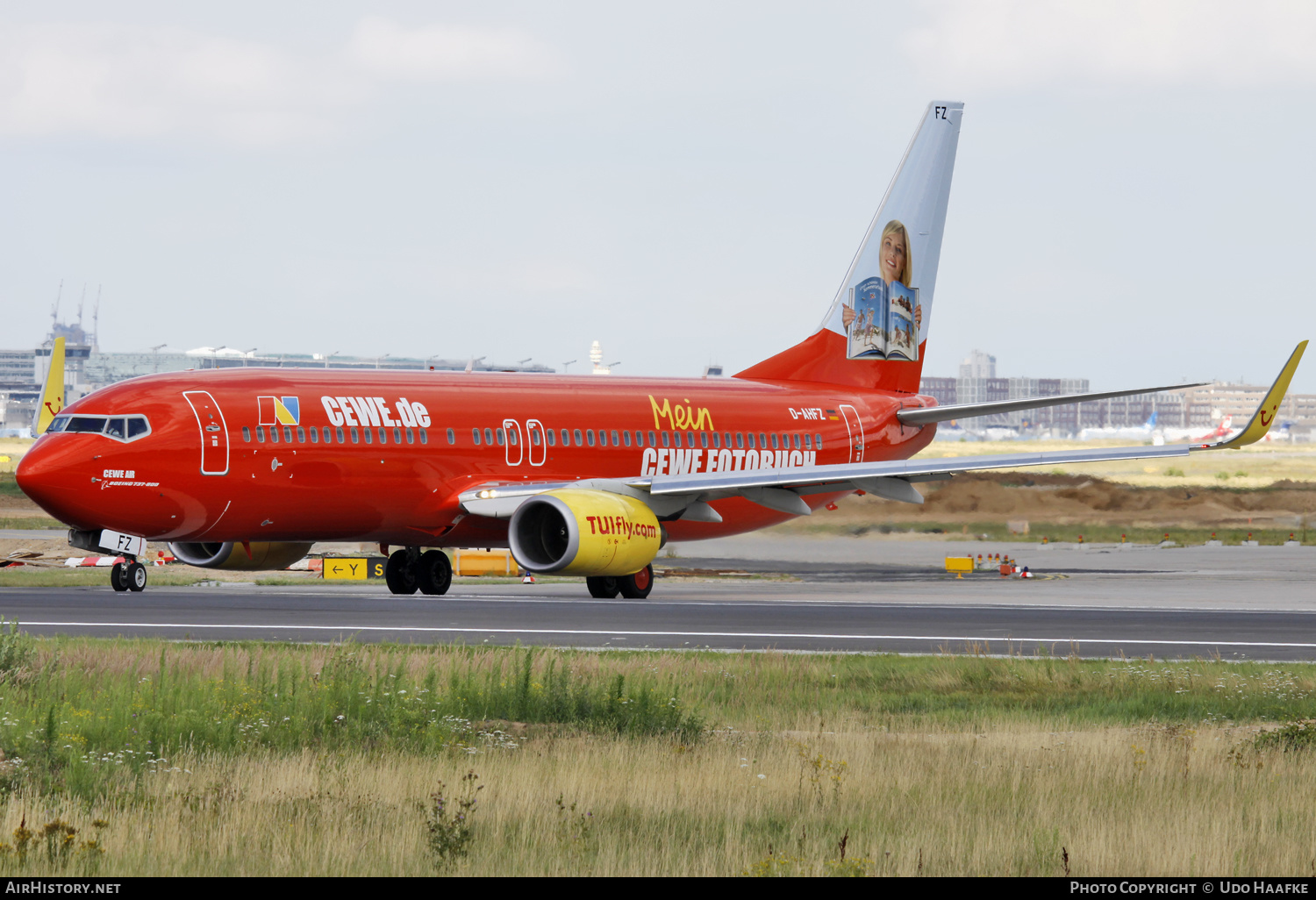 Aircraft Photo of D-AHFZ | Boeing 737-8K5 | TUIfly | AirHistory.net #561194