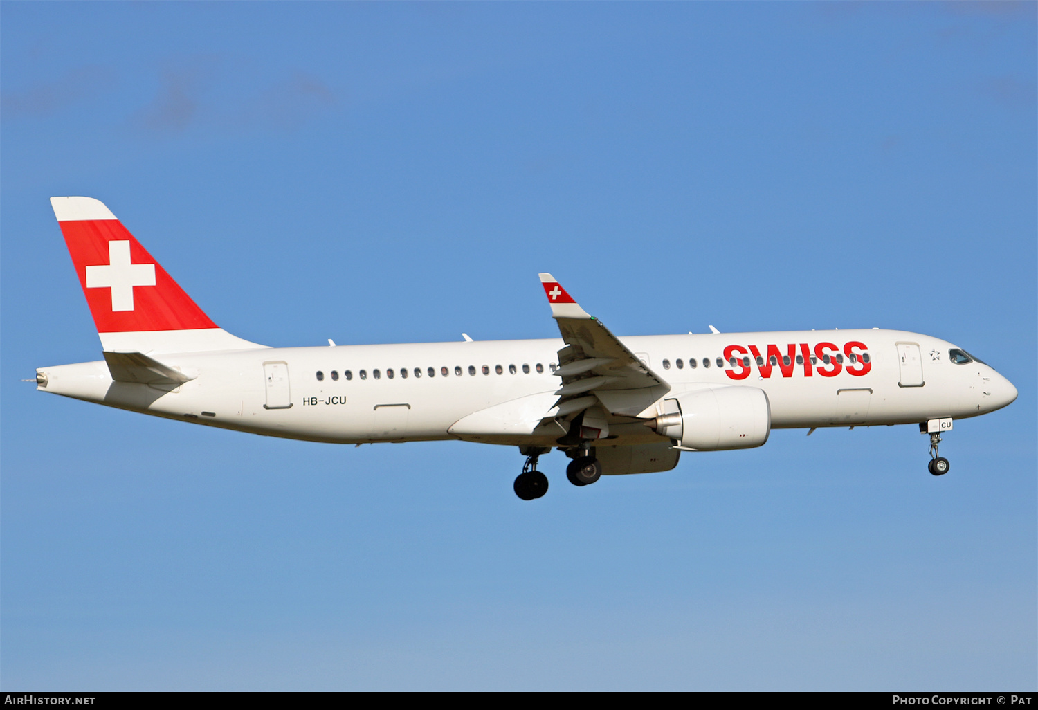 Aircraft Photo of HB-JCU | Airbus A220-371 (BD-500-1A11) | Swiss International Air Lines | AirHistory.net #561199
