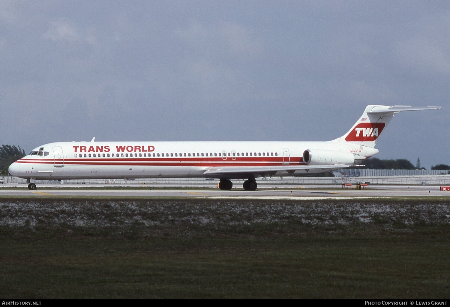 Aircraft Photo of N913TW | McDonnell Douglas MD-82 (DC-9-82) | Trans World Airlines - TWA | AirHistory.net #561208