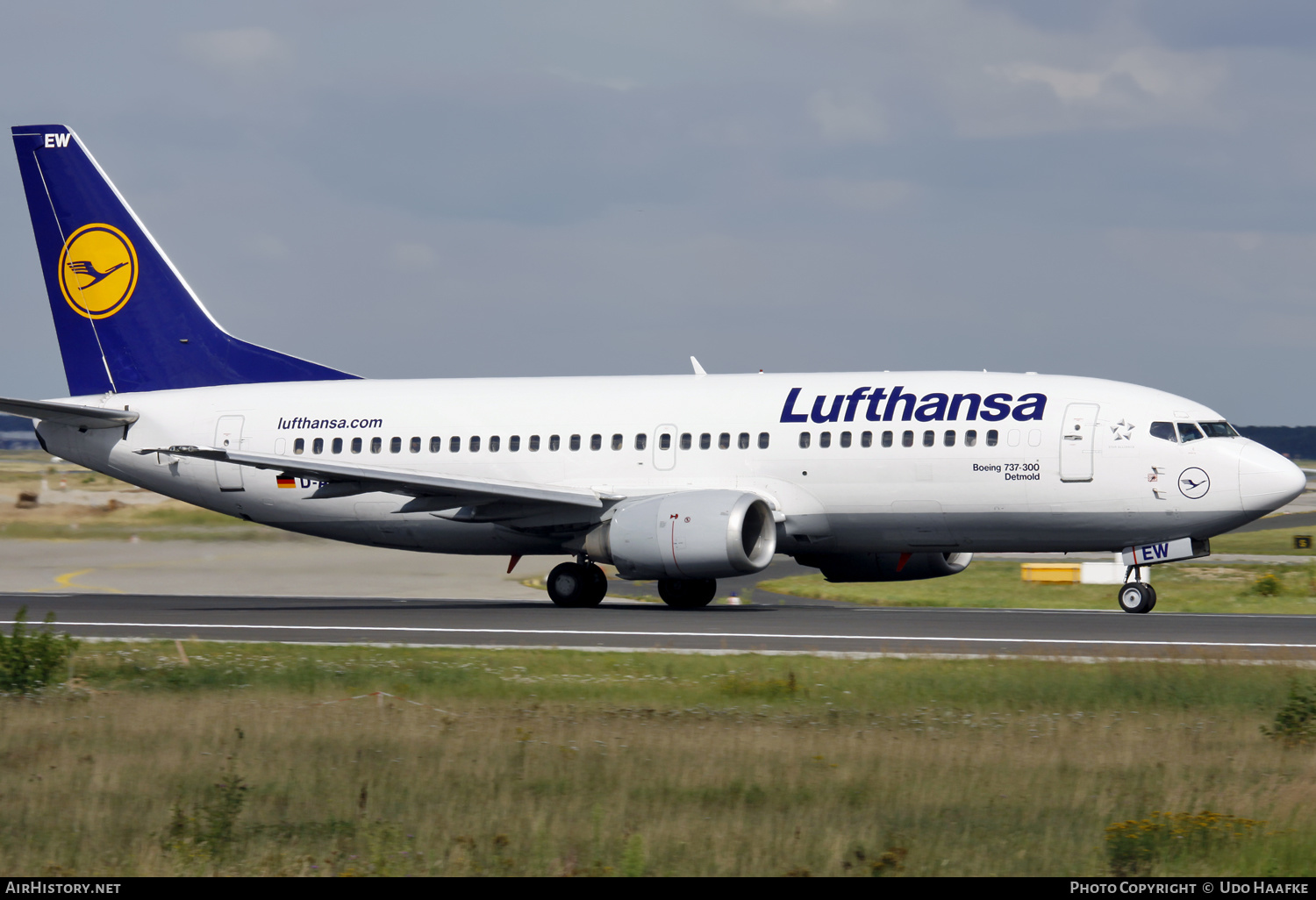 Aircraft Photo of D-ABEW | Boeing 737-330 | Lufthansa | AirHistory.net #561213