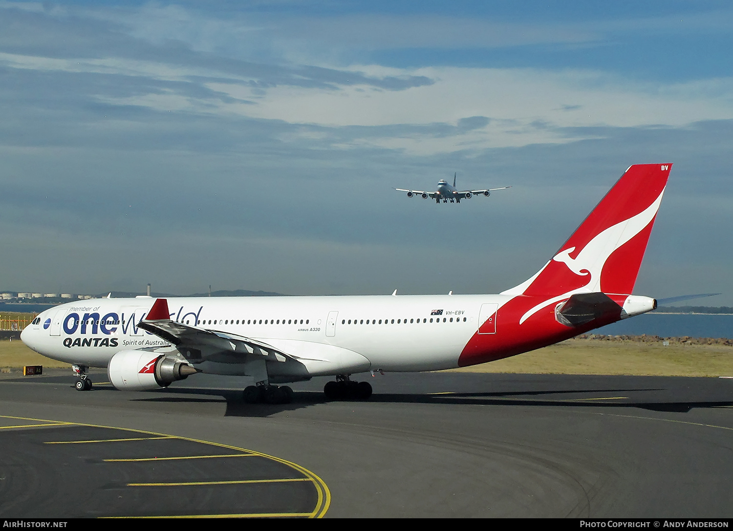 Aircraft Photo of VH-EBV | Airbus A330-202 | Qantas | AirHistory.net #561233