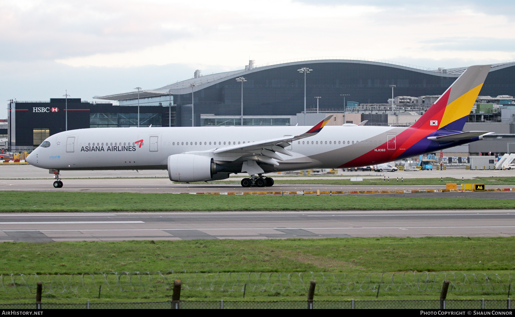 Aircraft Photo of HL8360 | Airbus A350-941 | Asiana Airlines | AirHistory.net #561249