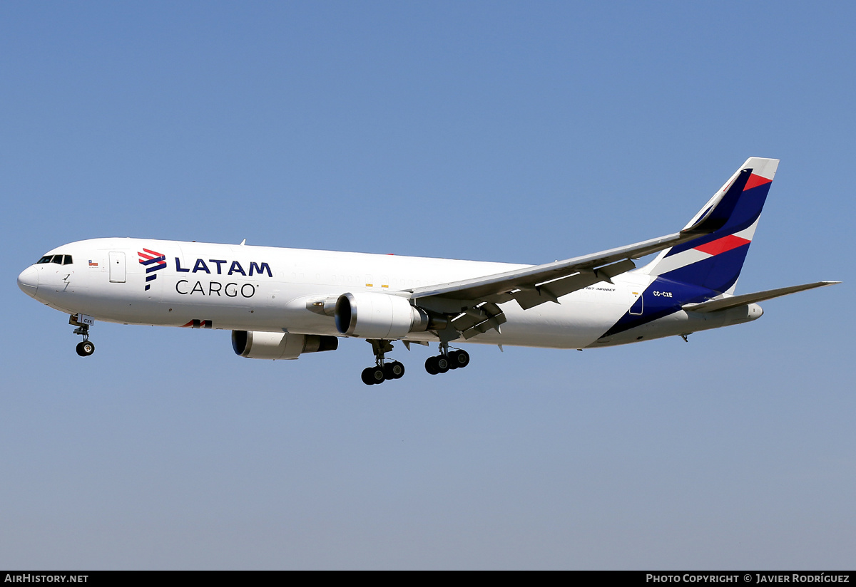 Aircraft Photo of CC-CXE | Boeing 767-316/ER(BCF) | LATAM Cargo | AirHistory.net #561277