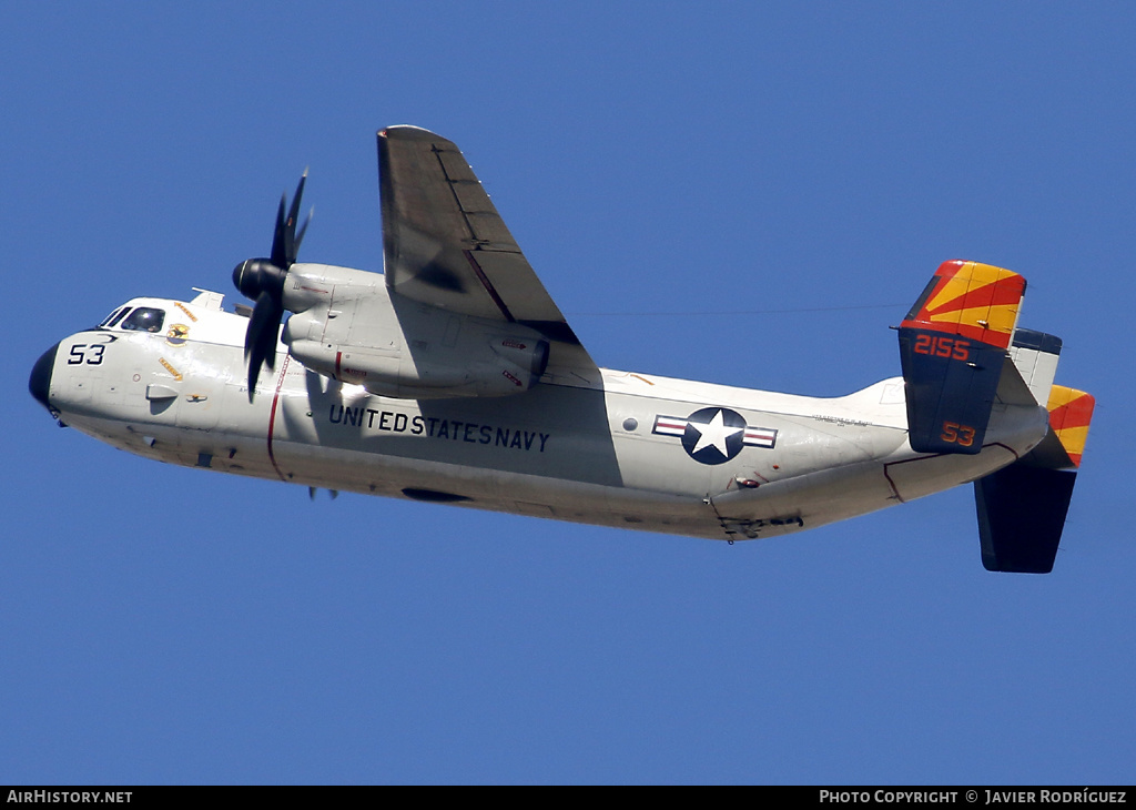 Aircraft Photo of 162155 / 2155 | Grumman C-2A Greyhound | USA - Navy | AirHistory.net #561278