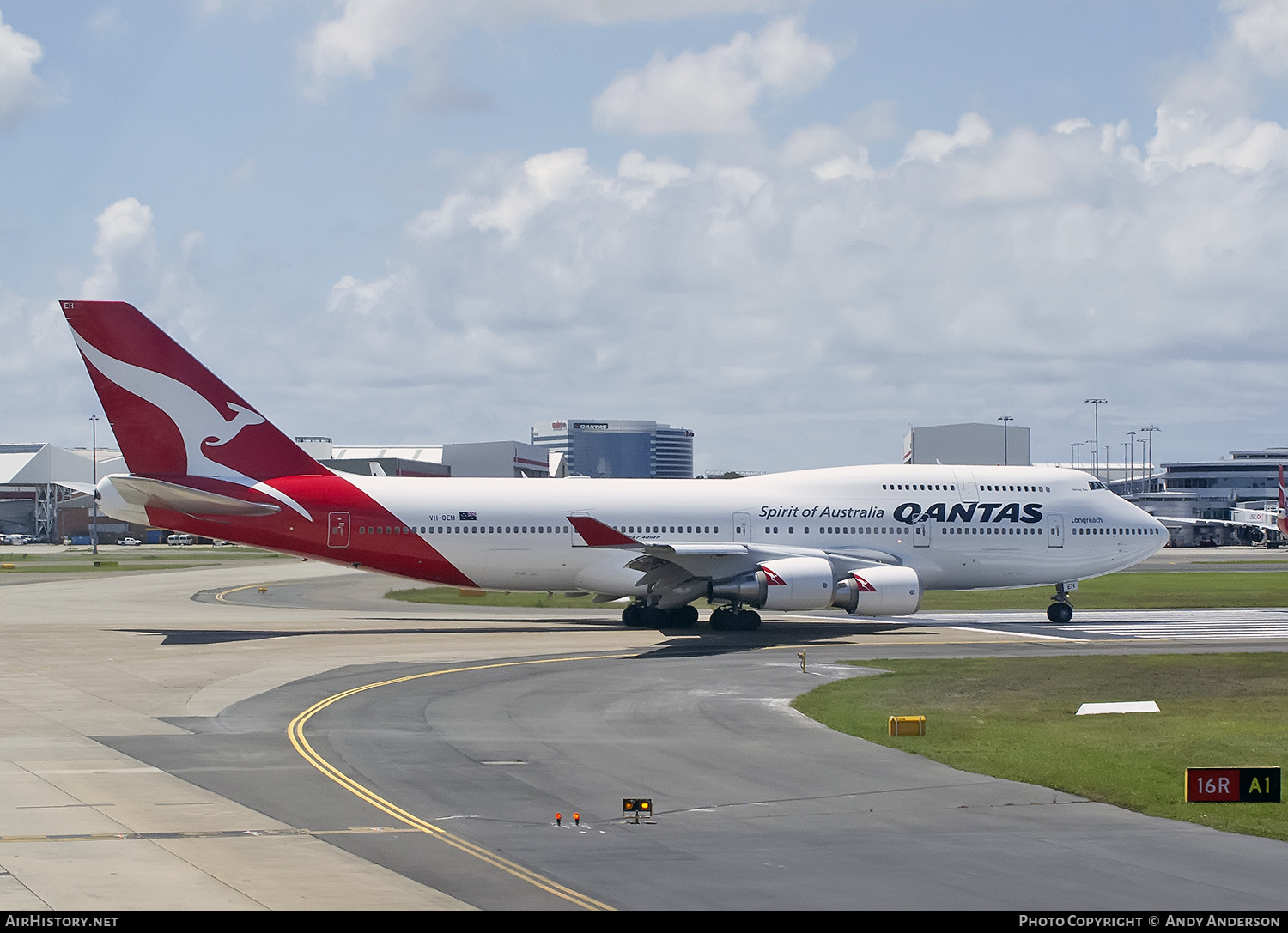 Aircraft Photo of VH-OEH | Boeing 747-438/ER | Qantas | AirHistory.net #561287