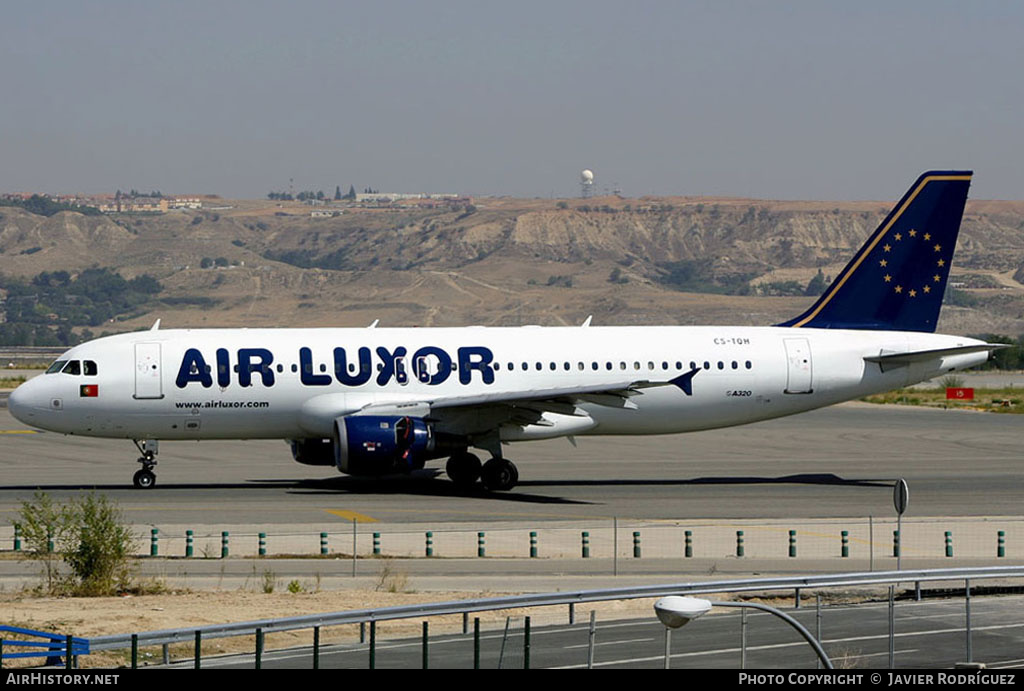 Aircraft Photo of CS-TQH | Airbus A320-211 | Air Luxor | AirHistory.net #561308