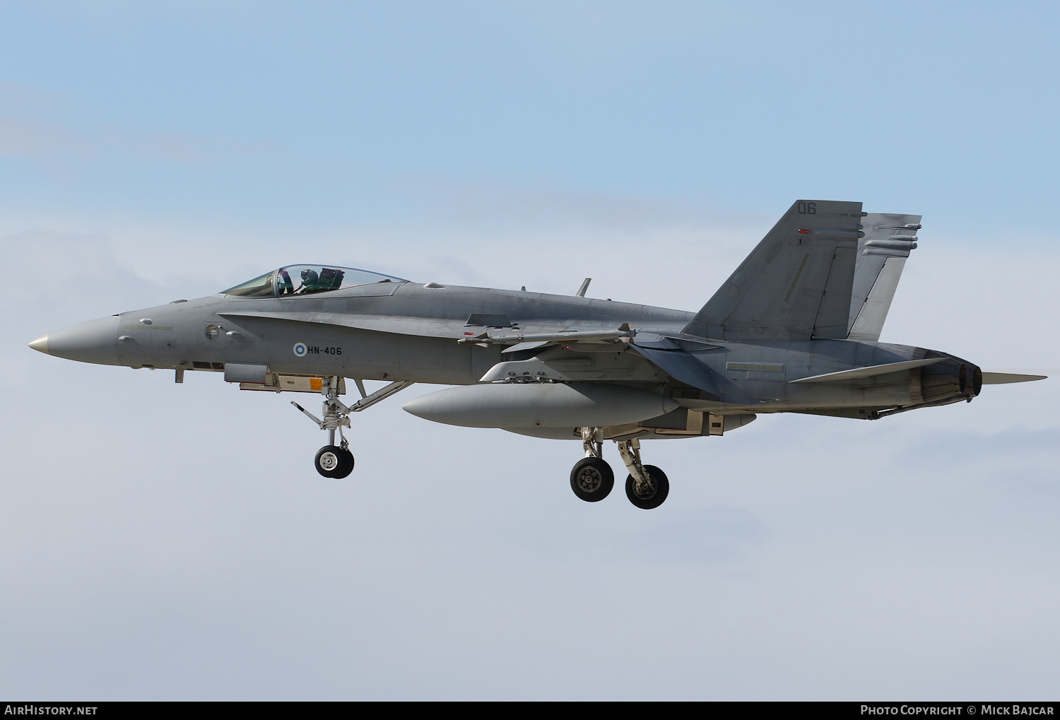 Aircraft Photo of HN-406 | McDonnell Douglas F/A-18C Hornet | Finland - Air Force | AirHistory.net #561312