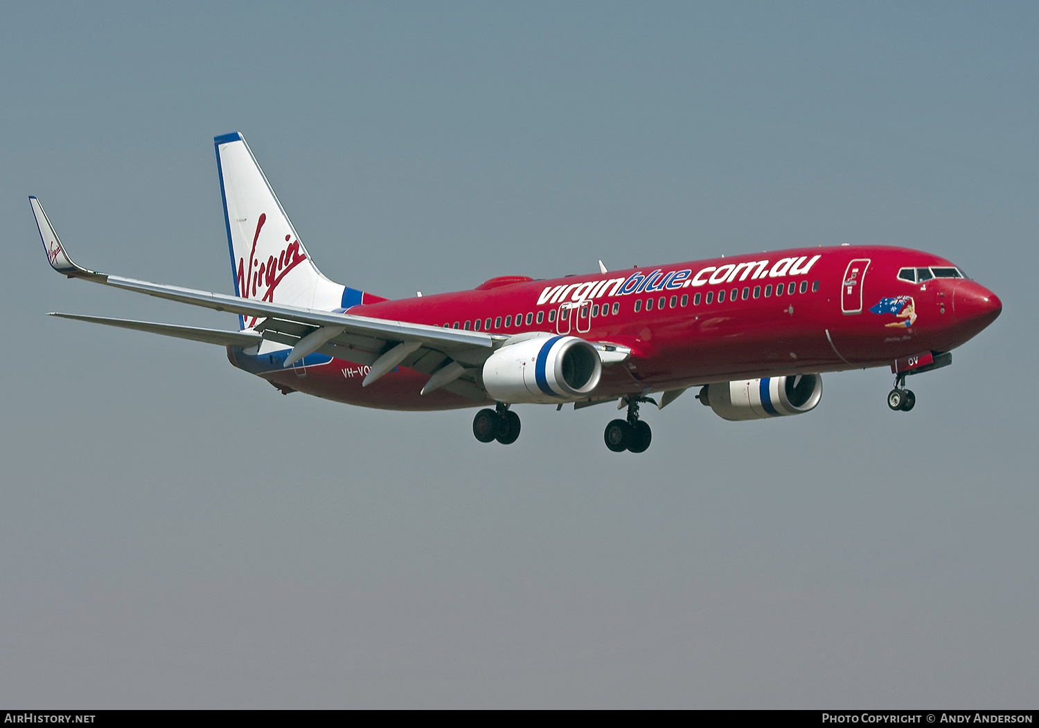Aircraft Photo of VH-VOV | Boeing 737-82R | Virgin Blue Airlines | AirHistory.net #561330