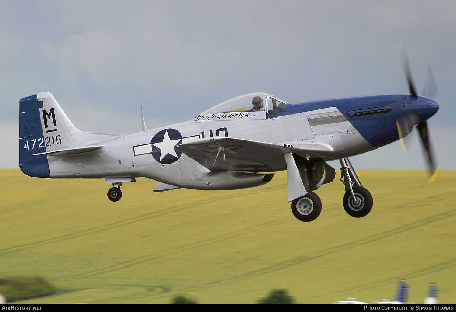 Aircraft Photo of G-BIXL / 472216 | North American P-51D Mustang | USA - Air Force | AirHistory.net #561346