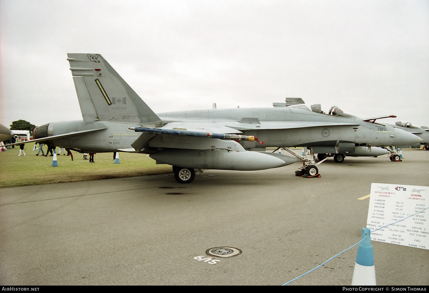 Aircraft Photo of 188789 | McDonnell Douglas CF-188 Hornet | Canada - Air Force | AirHistory.net #561351