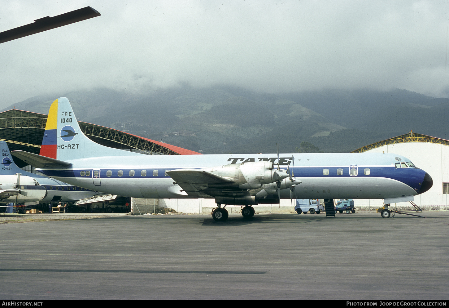 Aircraft Photo of HC-AZT / FAE1040 | Lockheed L-188A Electra | TAME - Transportes Aéreos Militares Ecuatorianos | AirHistory.net #561362