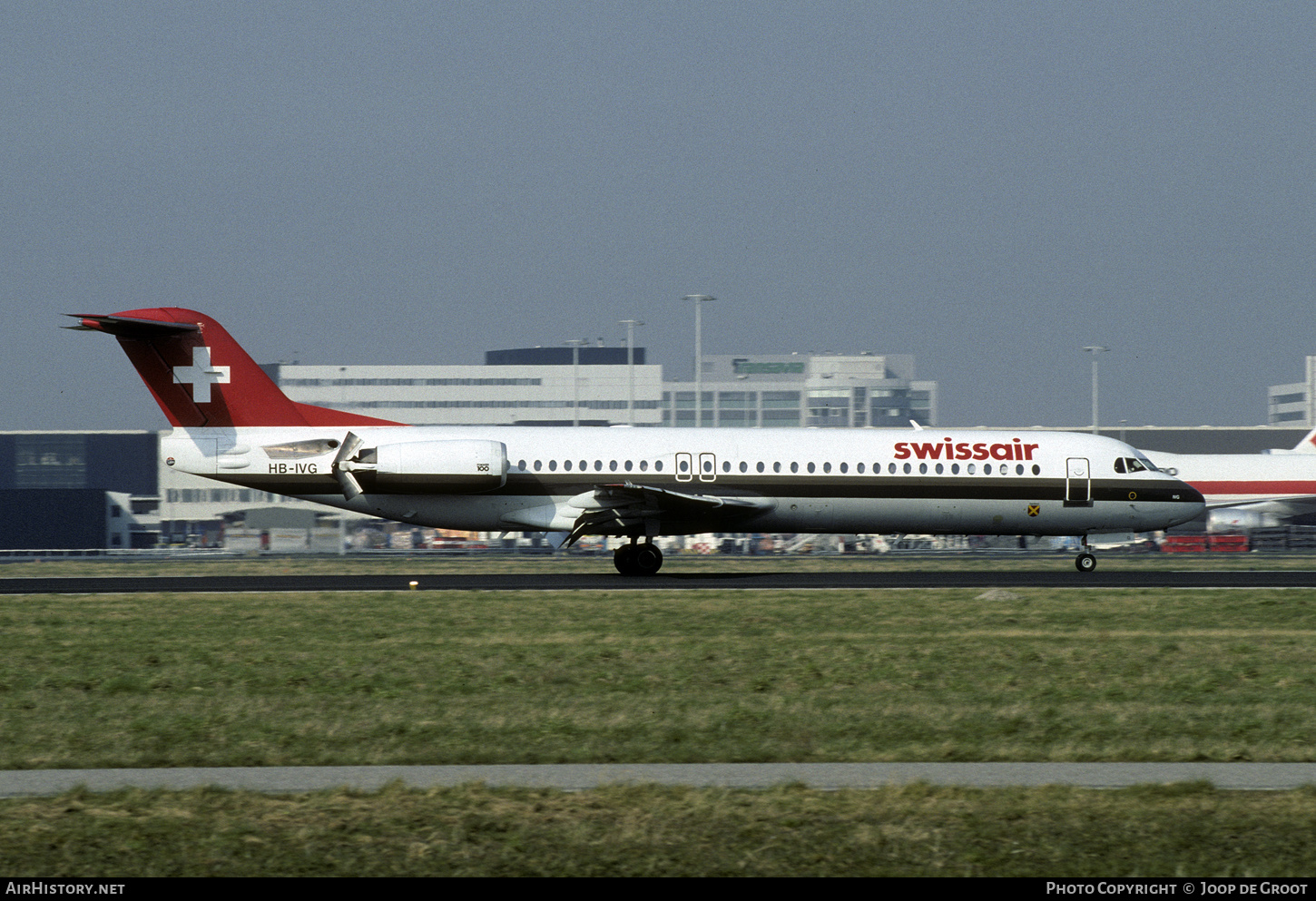 Aircraft Photo of HB-IVG | Fokker 100 (F28-0100) | Swissair | AirHistory.net #561368