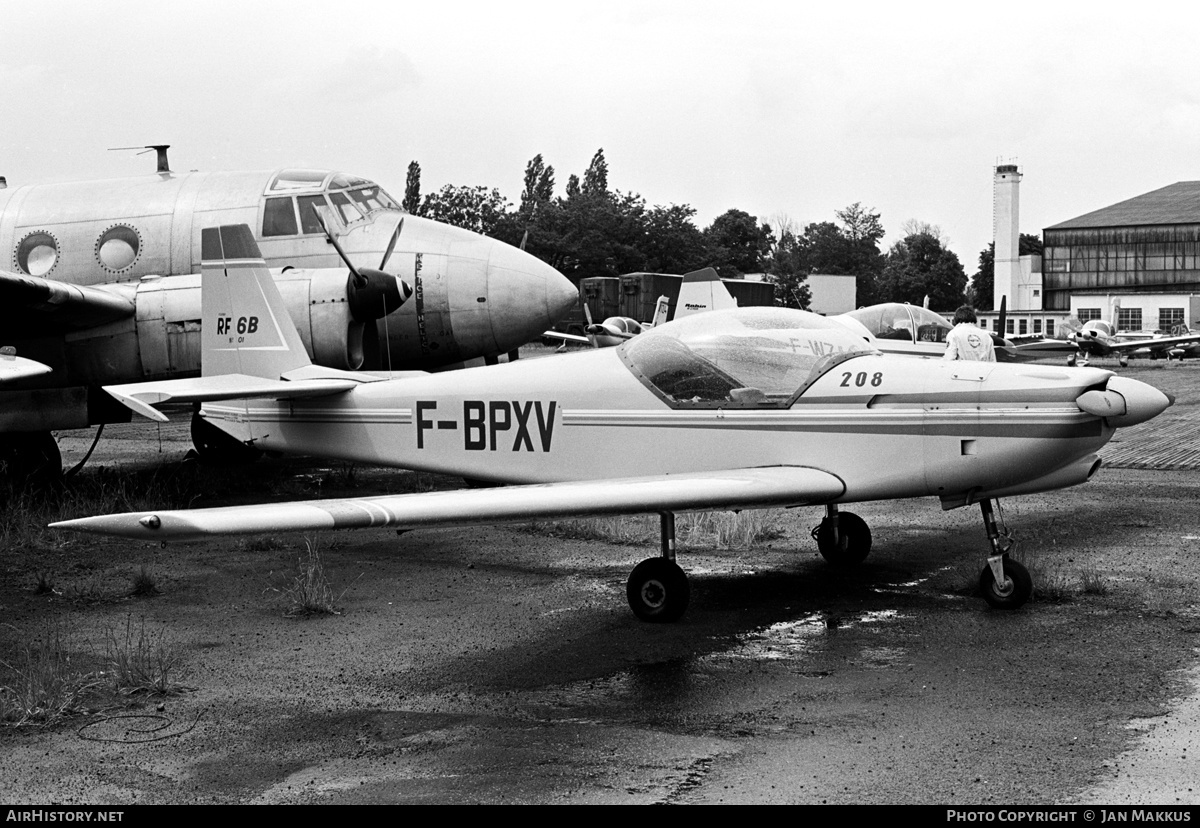 Aircraft Photo of F-BPXV | Fournier RF-6B-100 | AirHistory.net #561388