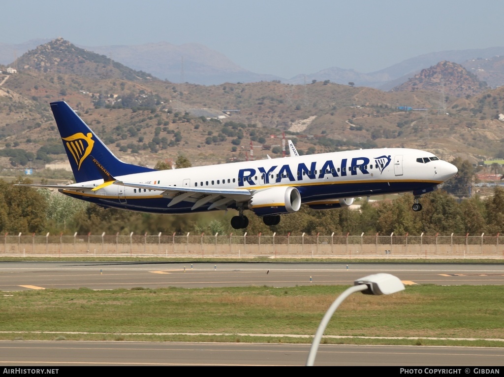 Aircraft Photo of EI-IGE | Boeing 737-8 Max 8 | Ryanair | AirHistory.net #561418