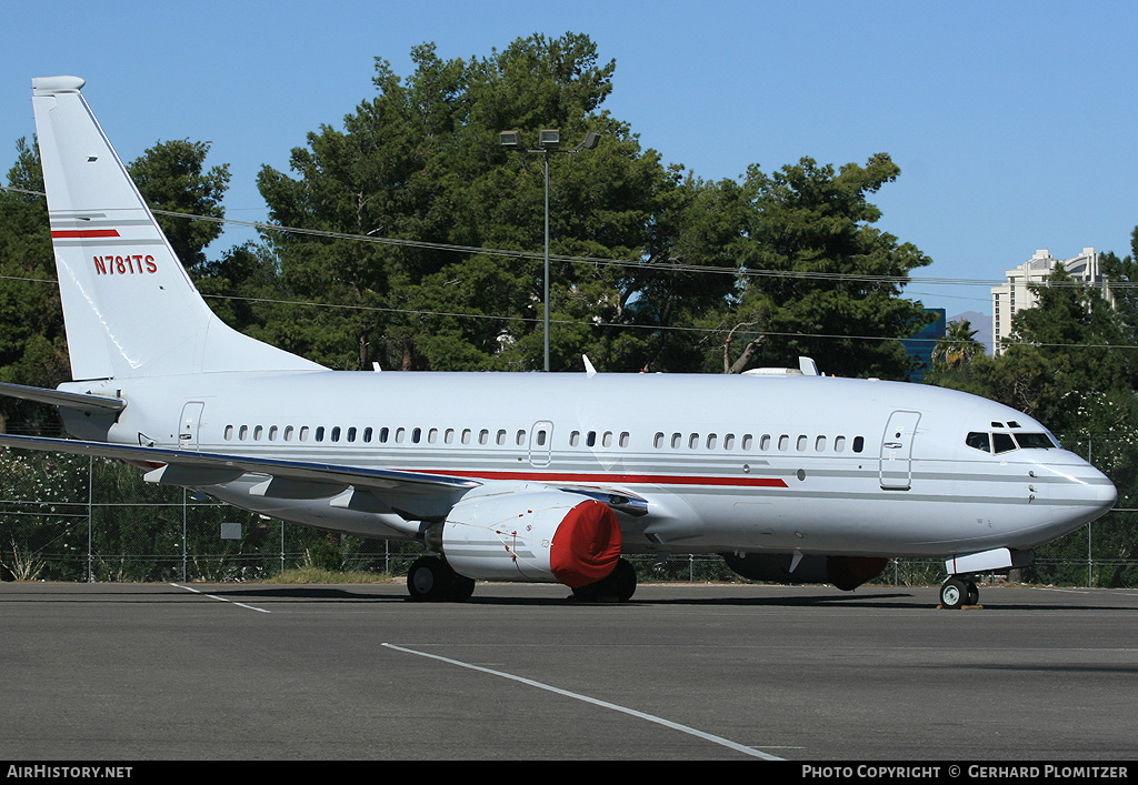 Aircraft Photo of N781TS | Boeing 737-75V BBJ | AirHistory.net #561485