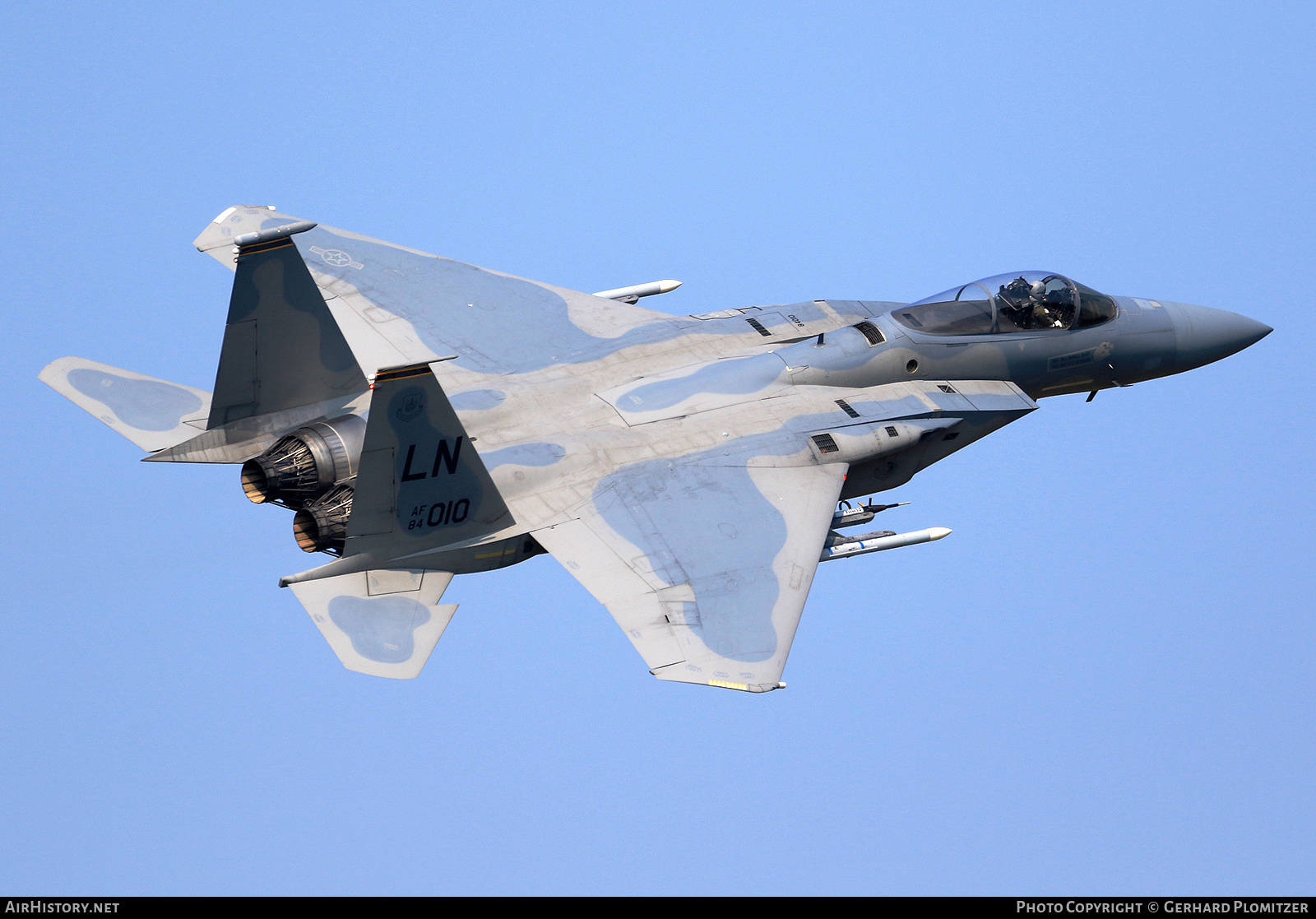 Aircraft Photo of 84-0010 / AF84-010 | McDonnell Douglas F-15C Eagle | USA - Air Force | AirHistory.net #561486
