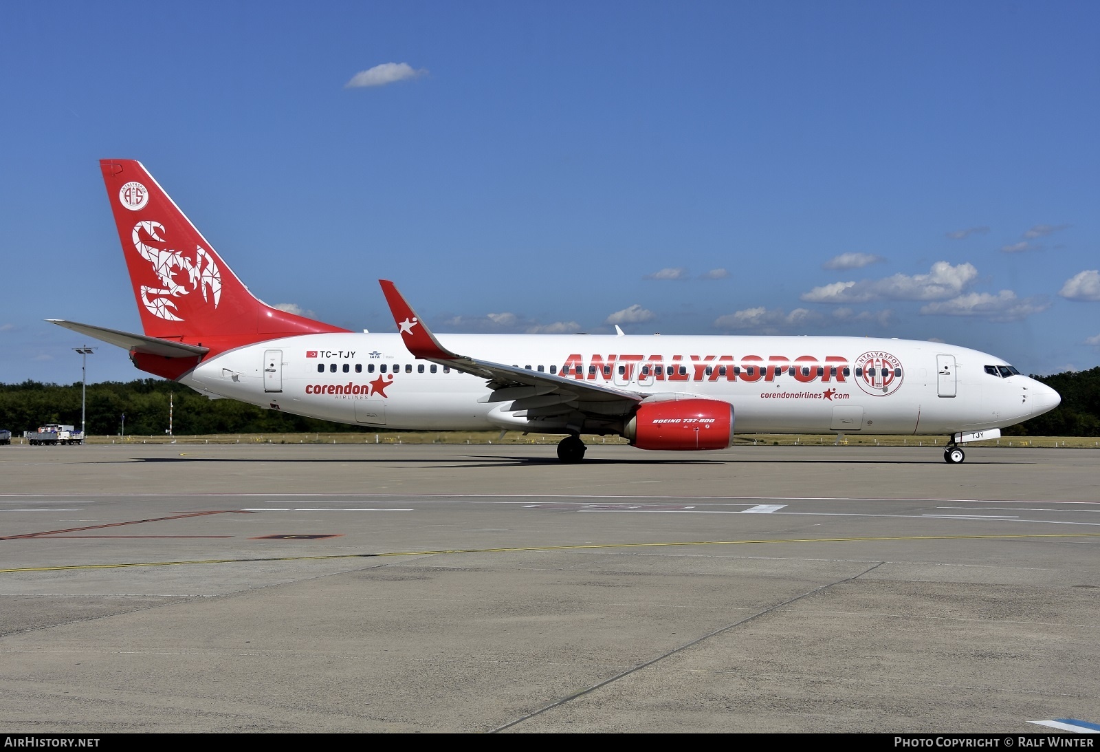 Aircraft Photo of TC-TJY | Boeing 737-8AS | Corendon Airlines | AirHistory.net #561487
