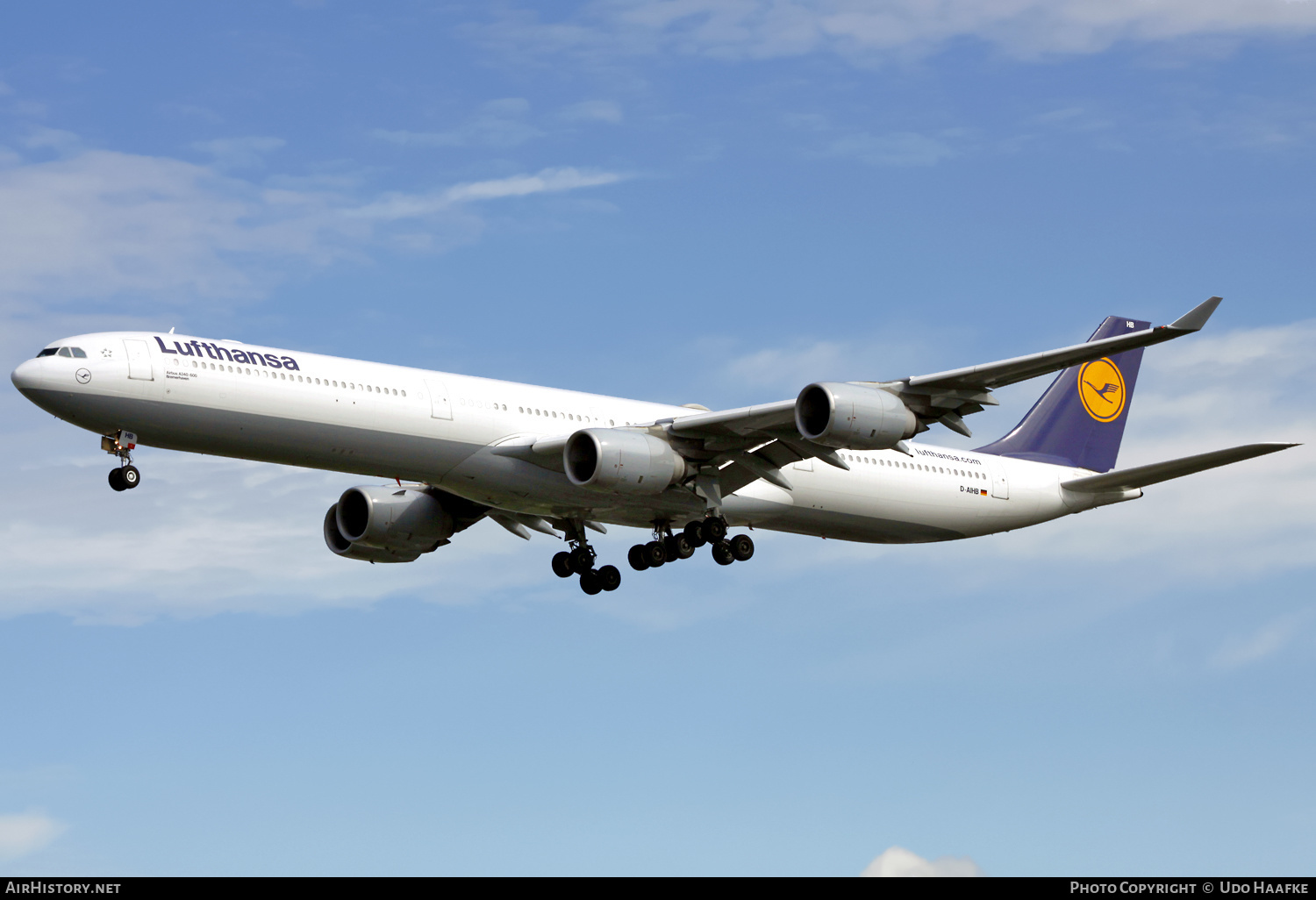 Aircraft Photo of D-AIHB | Airbus A340-642 | Lufthansa | AirHistory.net #561512